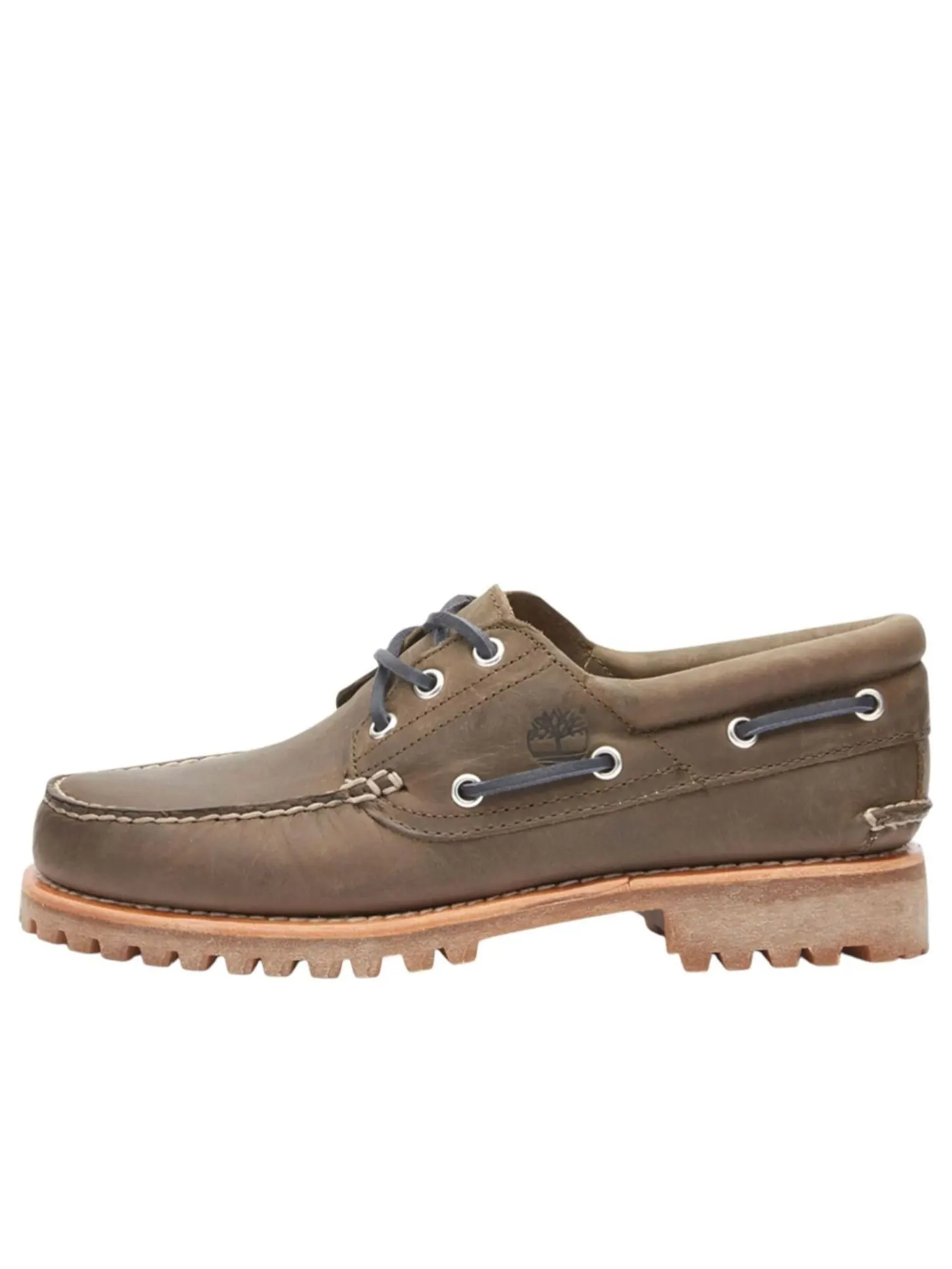 Кроссовки Timberland Authentic 3-Eye Lug 'Olive Full Grain' — изображение 1 из 4, коричневый
