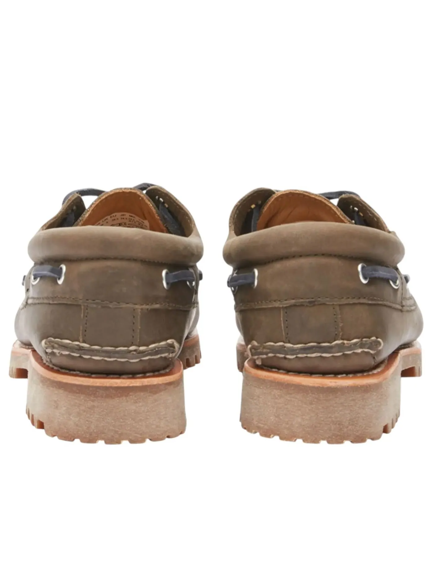 Кроссовки Timberland Authentic 3-Eye Lug 'Olive Full Grain' — изображение 3 из 4, коричневый