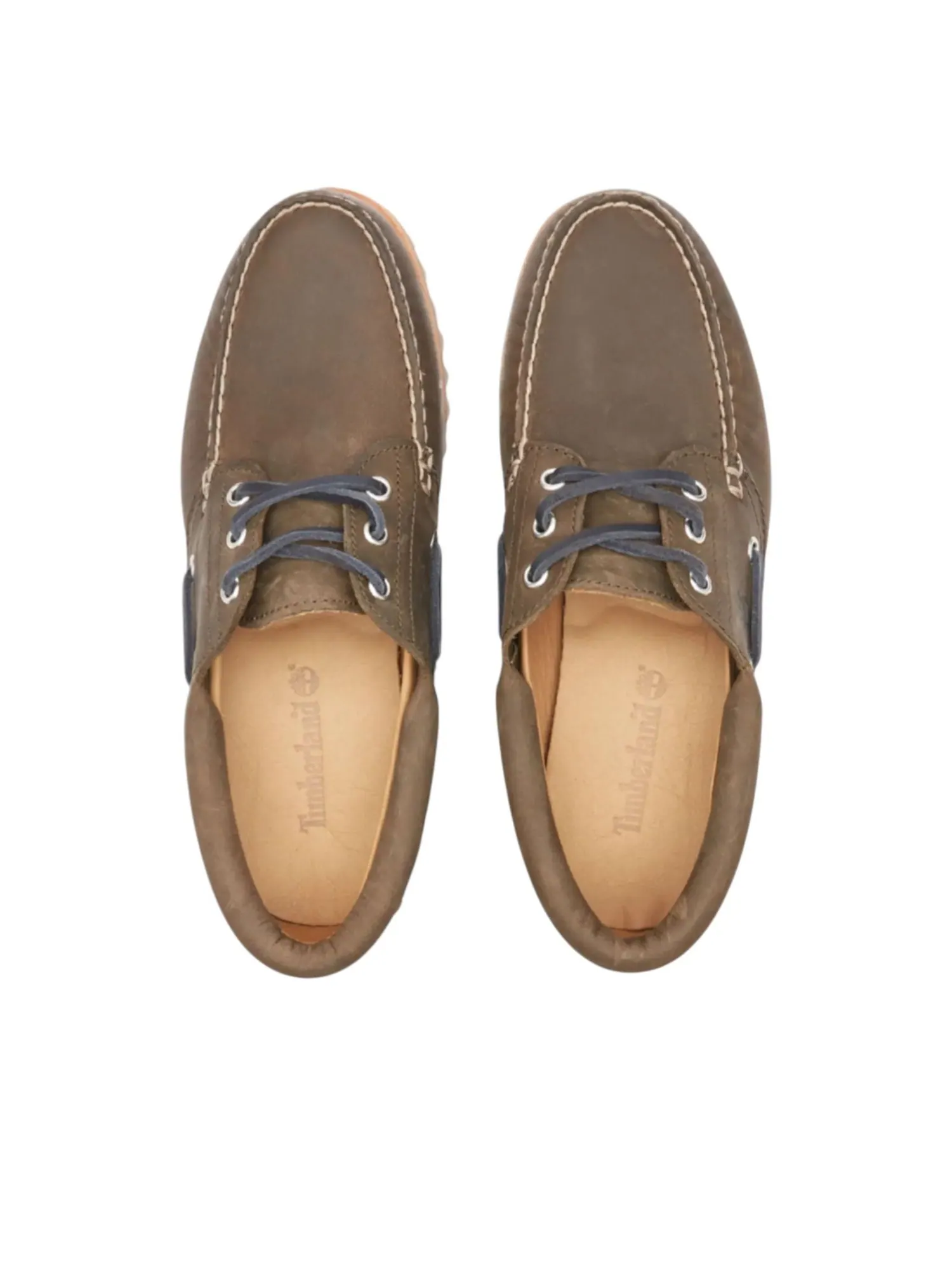 Кроссовки Timberland Authentic 3-Eye Lug 'Olive Full Grain' — изображение 4 из 4, коричневый