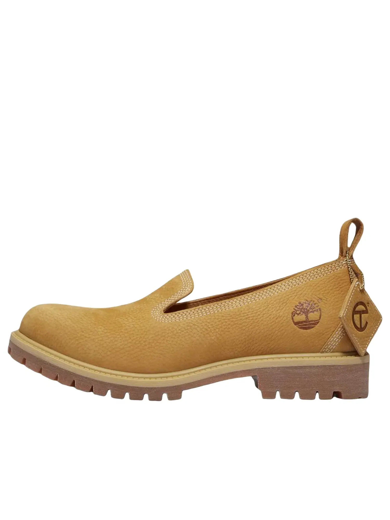 Женские туфли-лоферы без каблука с кружевной шнуровкой Timberland x Telfar — изображение 1 из 6, коричневый