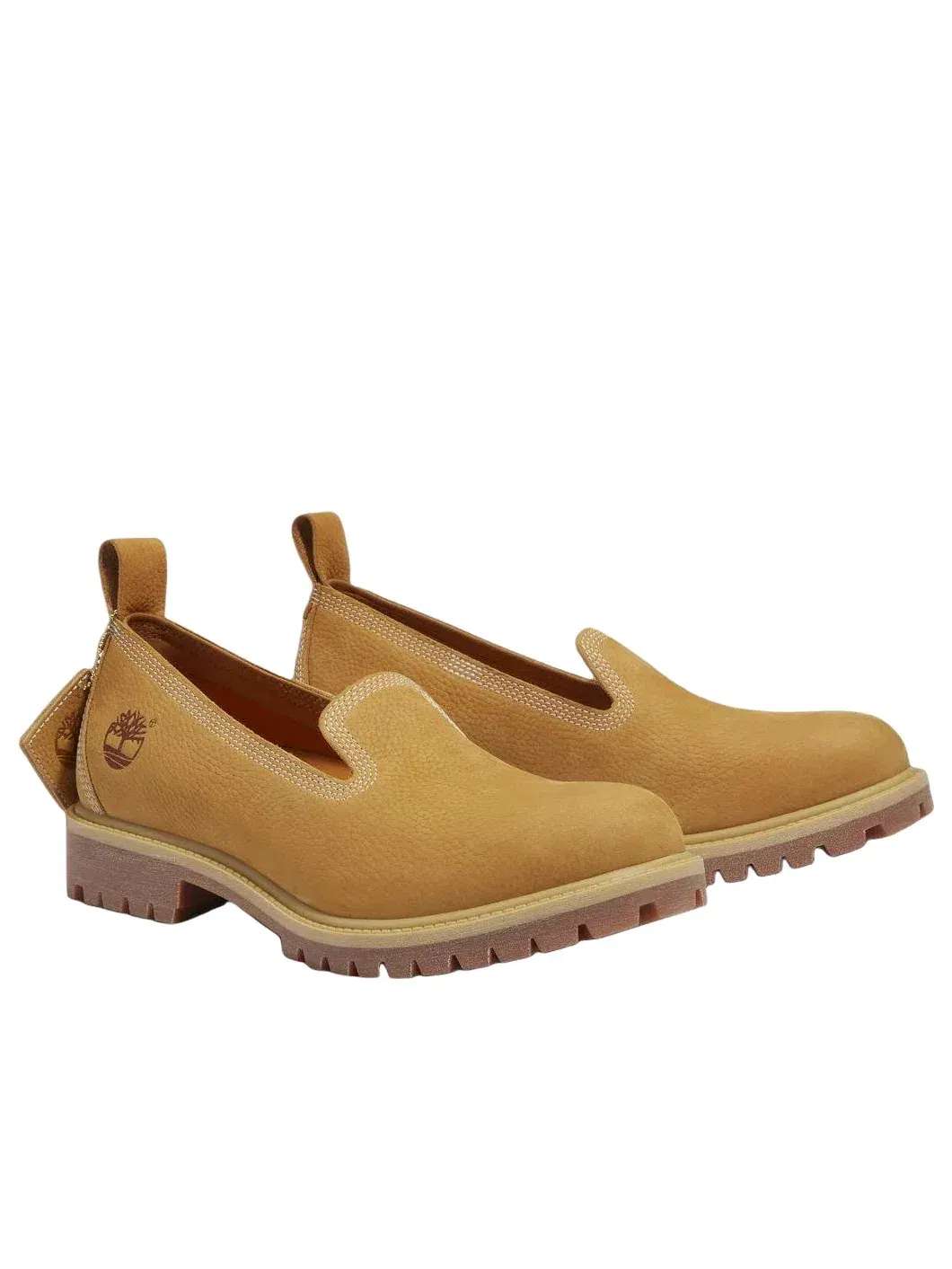 Женские туфли-лоферы без каблука с кружевной шнуровкой Timberland x Telfar — изображение 3 из 6, коричневый