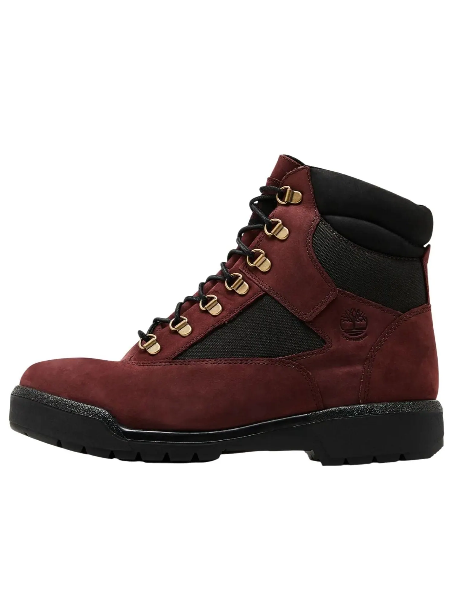 Ботинки Timberland 6-Inch Field Boot 'Burgundy' — изображение 1 из 5, бордовый/черный