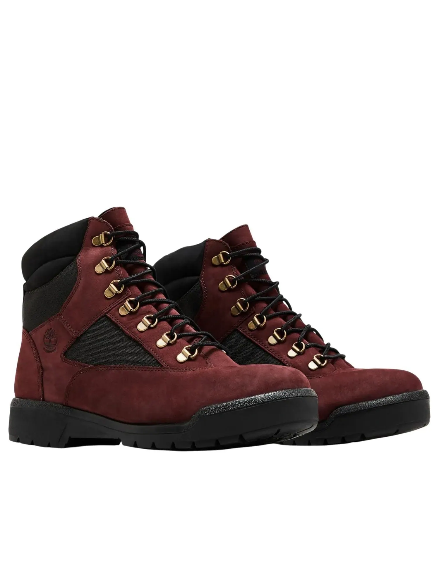 Ботинки Timberland 6-Inch Field Boot 'Burgundy' — изображение 3 из 5, бордовый/черный