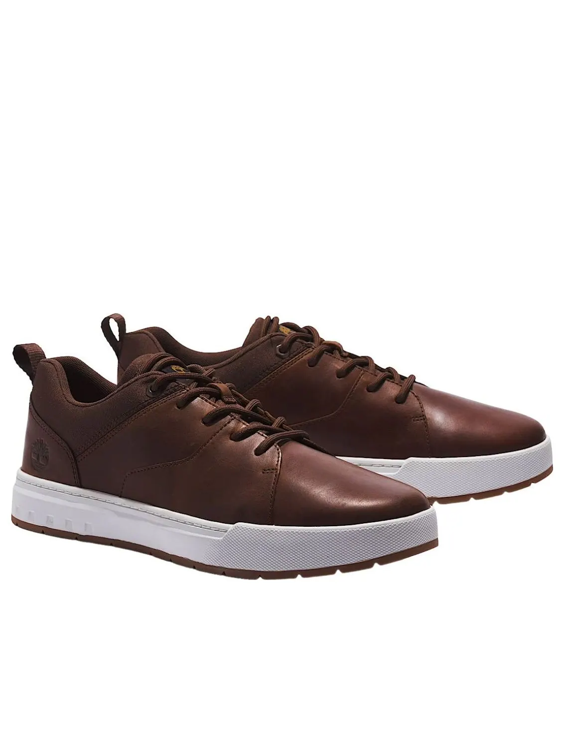 Кроссовки Timberland Maple Grove Trainer 'Brown' — изображение 2 из 5, коричневый/белый