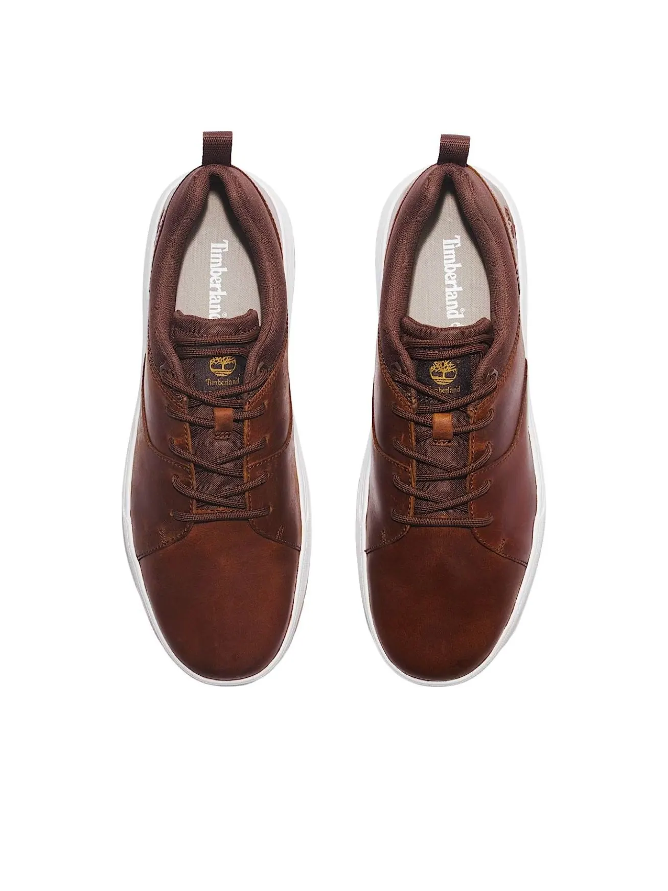 Кроссовки Timberland Maple Grove Trainer 'Brown' — изображение 3 из 5, коричневый/белый