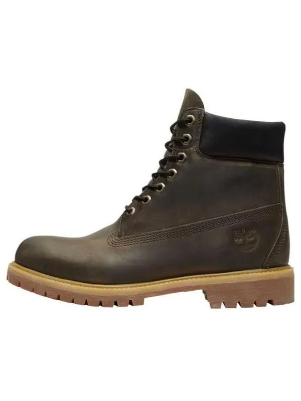 Кроссовки 6 inch premium boot 'grey black' Timberland — изображение 1 из 4, серый/черный/коричневый
