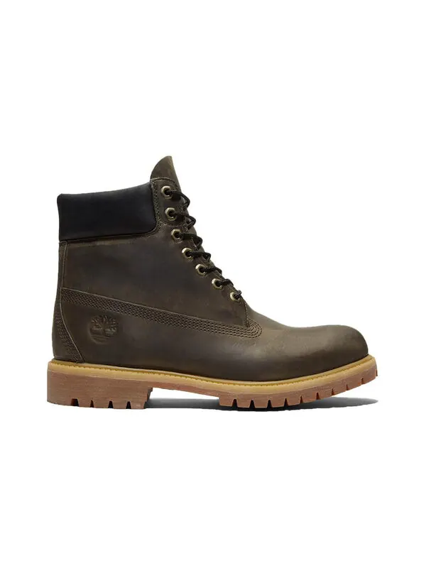 Кроссовки 6 inch premium boot 'grey black' Timberland — изображение 2 из 4, серый/черный/коричневый