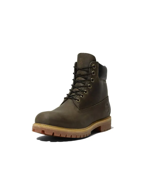 Кроссовки 6 inch premium boot 'grey black' Timberland — изображение 3 из 4, серый/черный/коричневый
