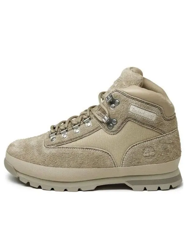 Кроссовки x nonnative euro hiker leather and fabric mid hiker 'lt beige suede' Timberland — изображение 1 из 3, бежевый