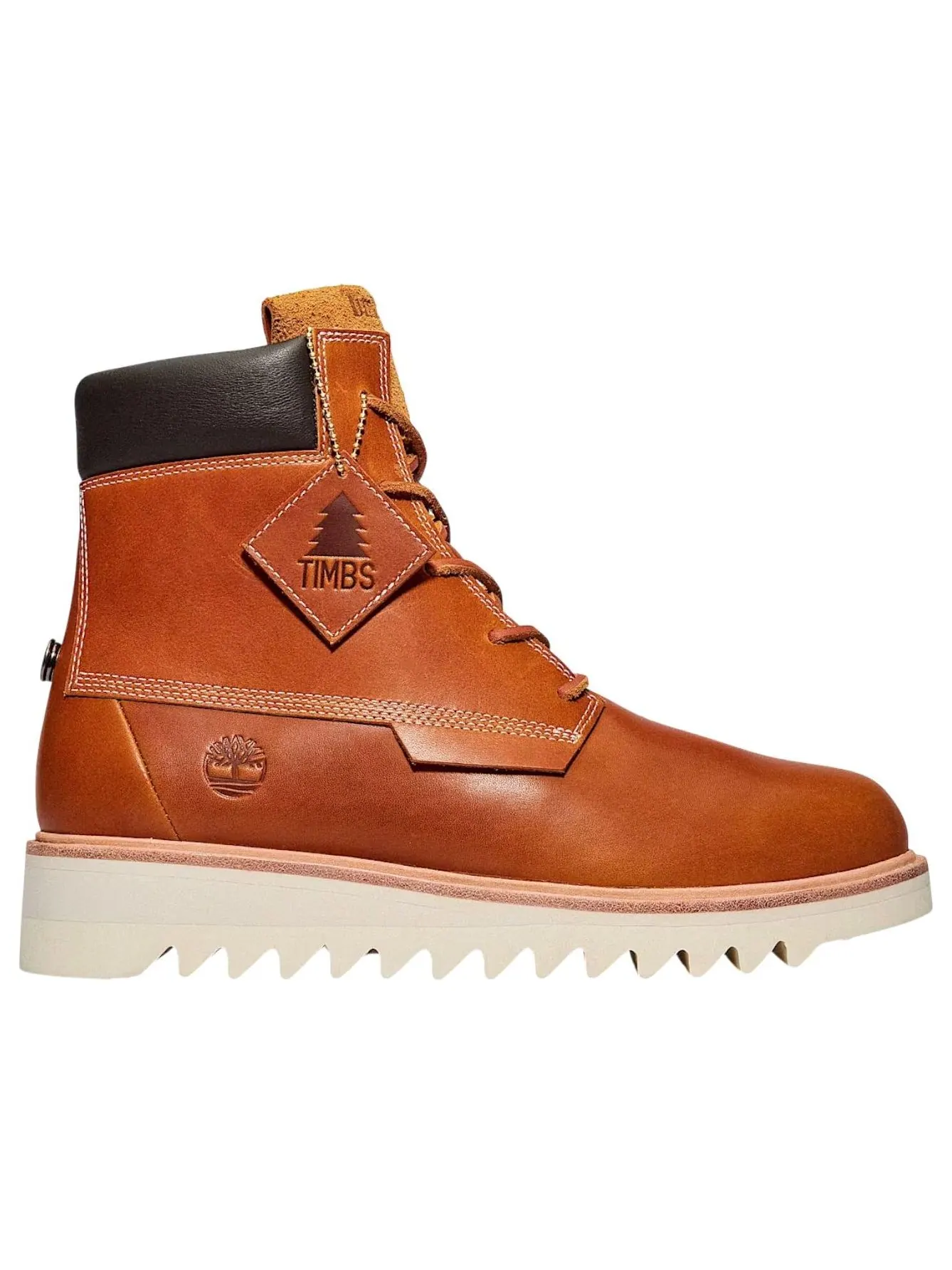 Ботинки Timberland x Nina Chanel Abney 6 Inch Boot 'Rust Full Grain', кожаные — изображение 2 из 6, коричневый