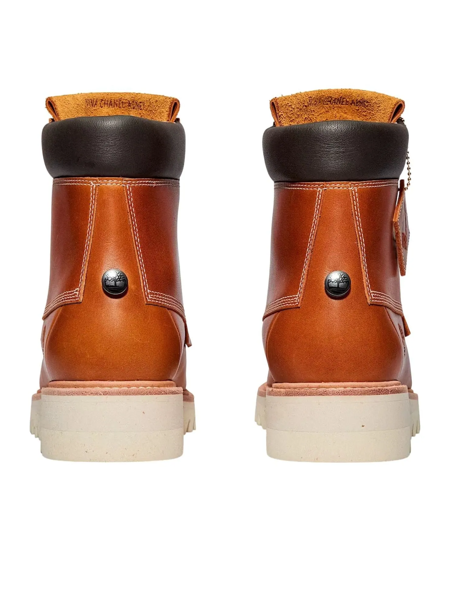 Ботинки Timberland x Nina Chanel Abney 6 Inch Boot 'Rust Full Grain', кожаные — изображение 6 из 6, коричневый