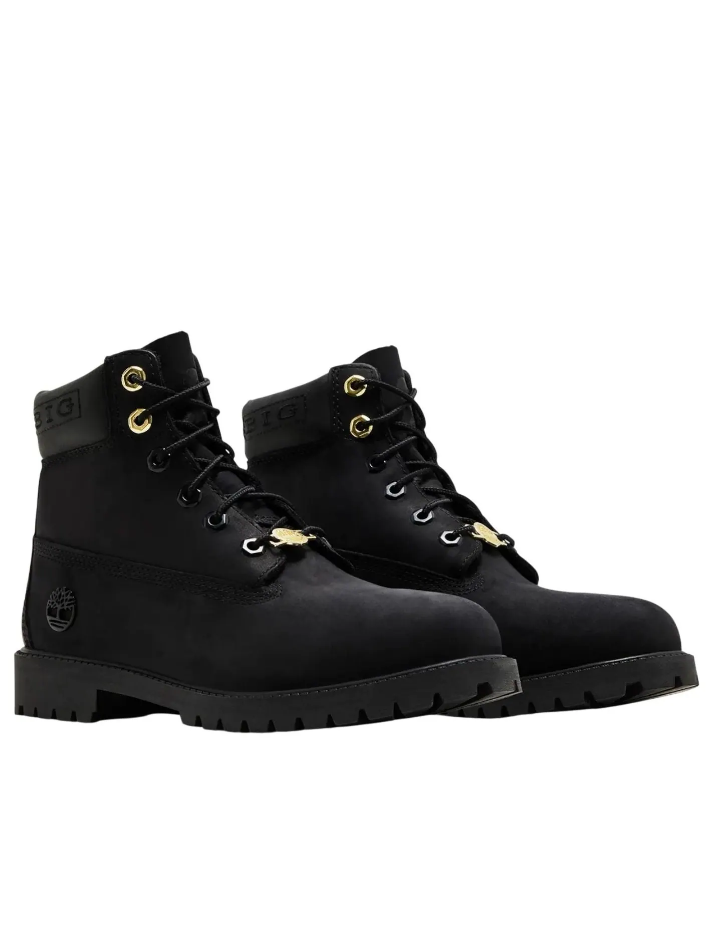 (GS) Ботинки Timberland x The Notorious BIG 6 Inch Premium Boot 'Black' — изображение 4 из 5, черный