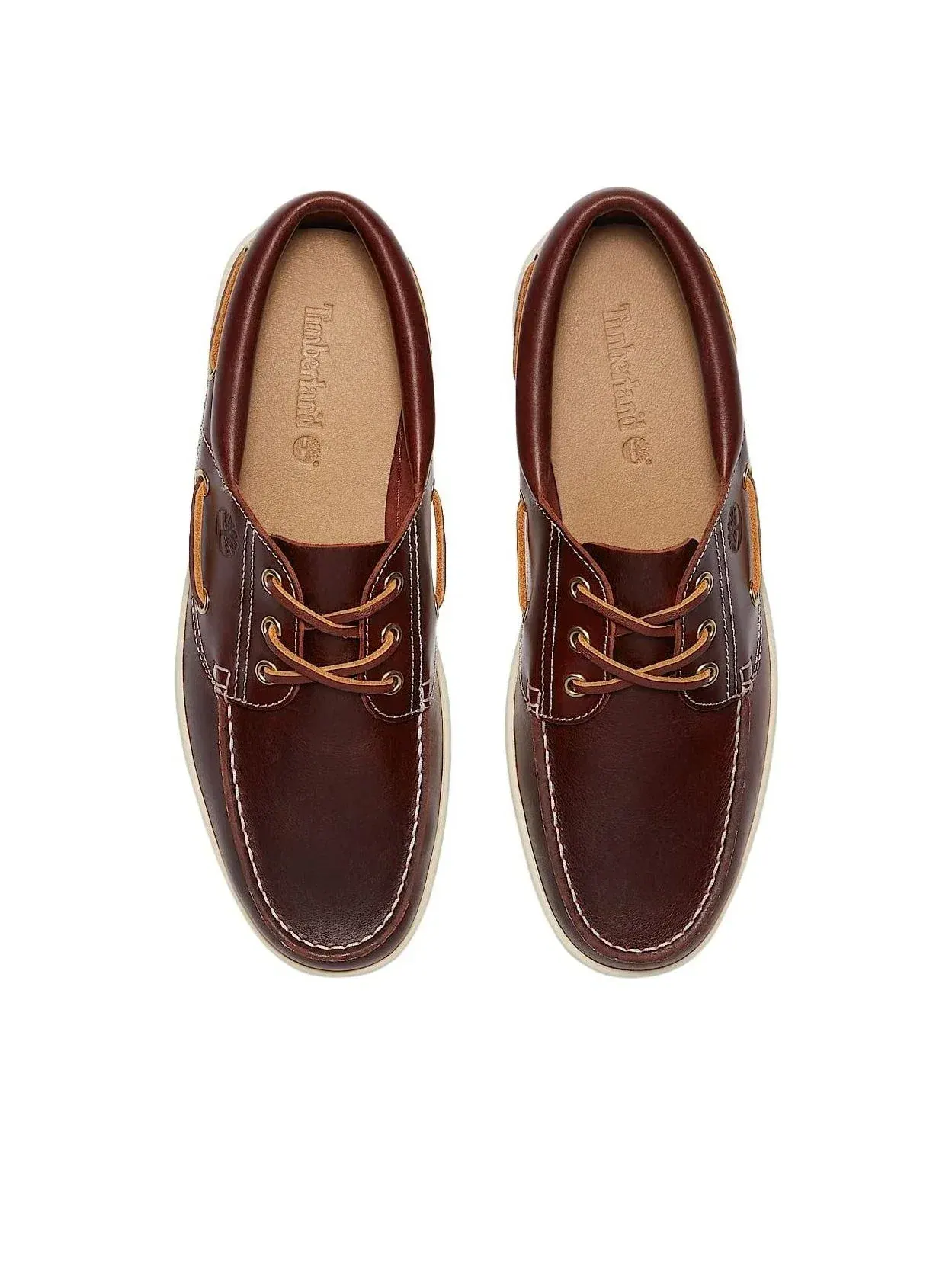 Мужские туфли-лодочки без шнуровки из кожи с моделью Portofino Pier Boat Timberland — изображение 3 из 7, бордовый