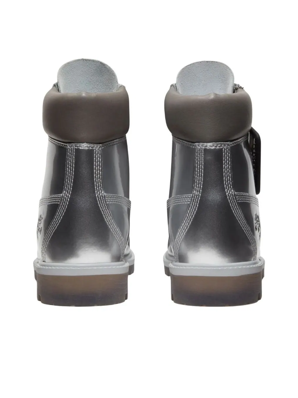 Ботинки Timberland x Veneda Carter 6 Inch Premium Boot 'Silver', кожаные, серебристые — изображение 4 из 4, серебряный