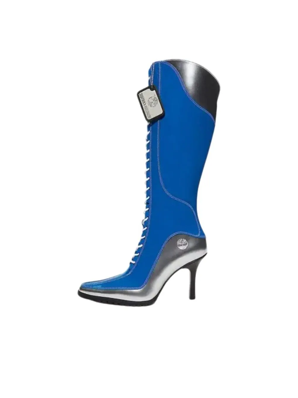 Ботинки Timberland x Veneda Carter 14 Inch Lace-Up Zip Boot 'Bright Blue' — изображение 1 из 2, яркий синий