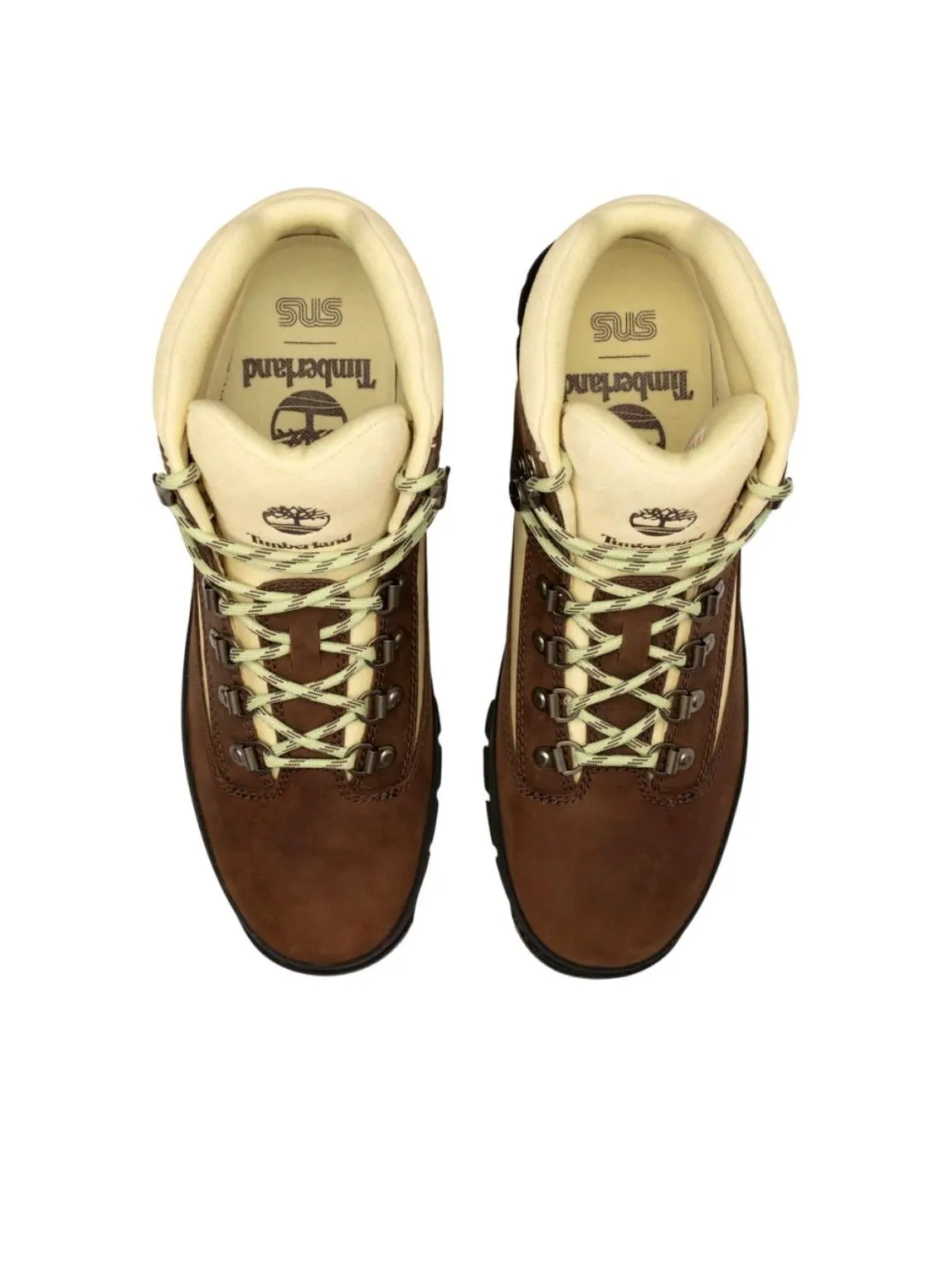 Кроссовки Timberland x Sneakersnstuff Euro Hiker Mid 'Meatballs & Mash' — изображение 4 из 6, коричневый