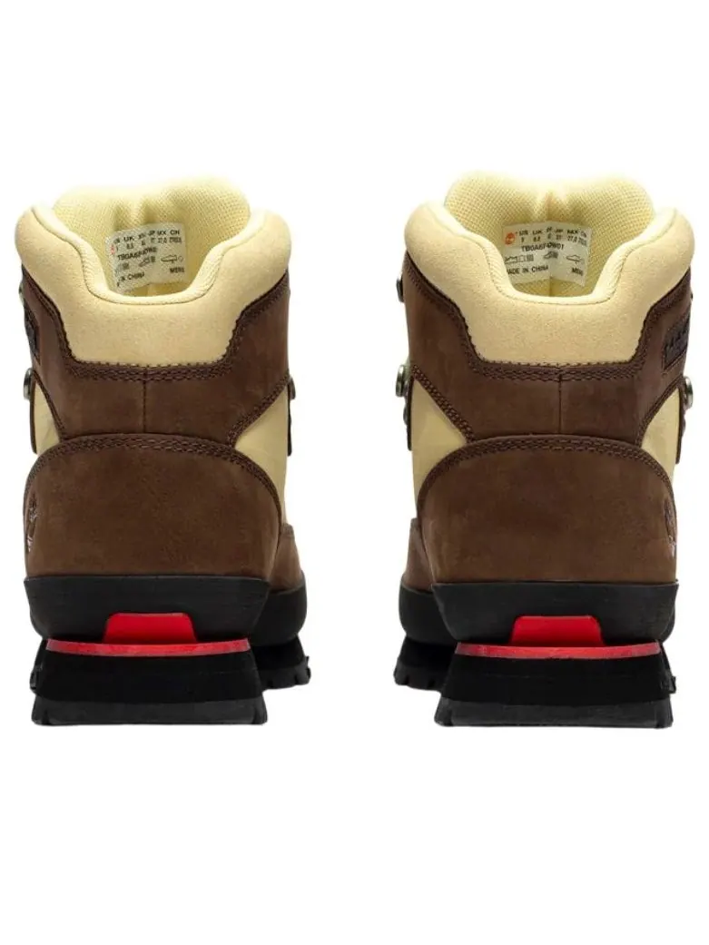 Кроссовки Timberland x Sneakersnstuff Euro Hiker Mid 'Meatballs & Mash' — изображение 6 из 6, коричневый