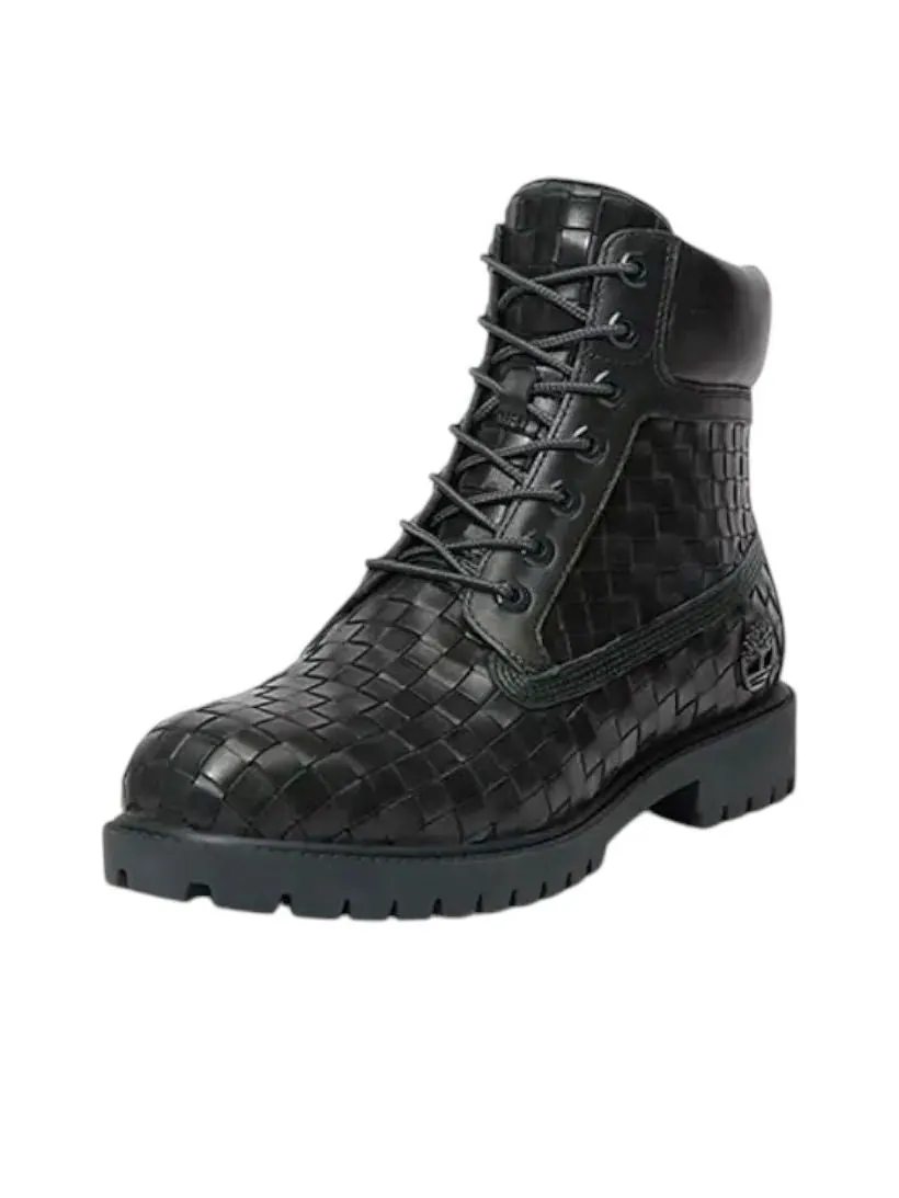 Кроссовки Timberland 6" Premium Boot 'Woven Dark Green' — изображение 4 из 4, зеленый