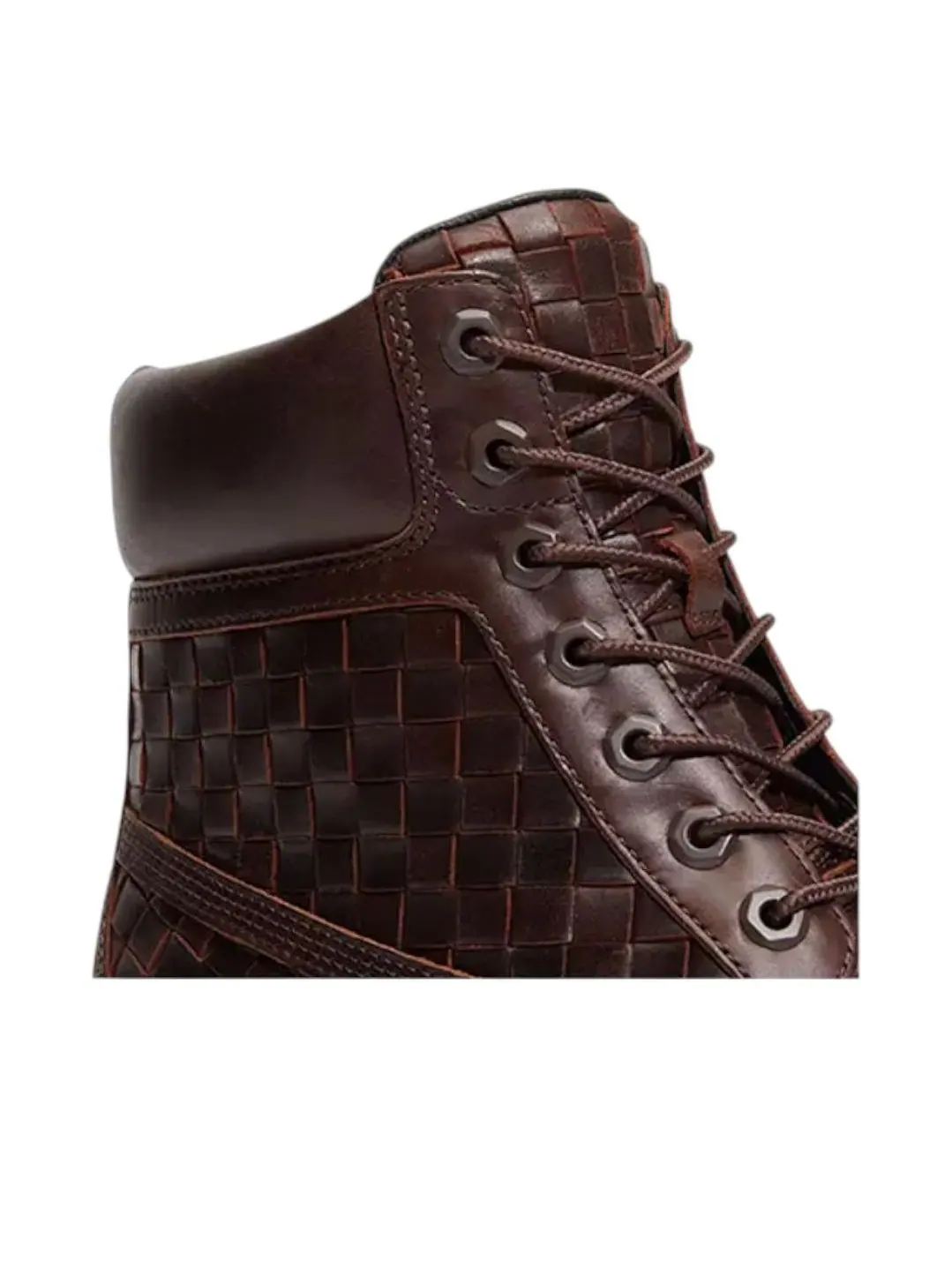 Кроссовки Timberland 6" Premium Boot 'Woven Dark Brown' — изображение 4 из 4, коричневый