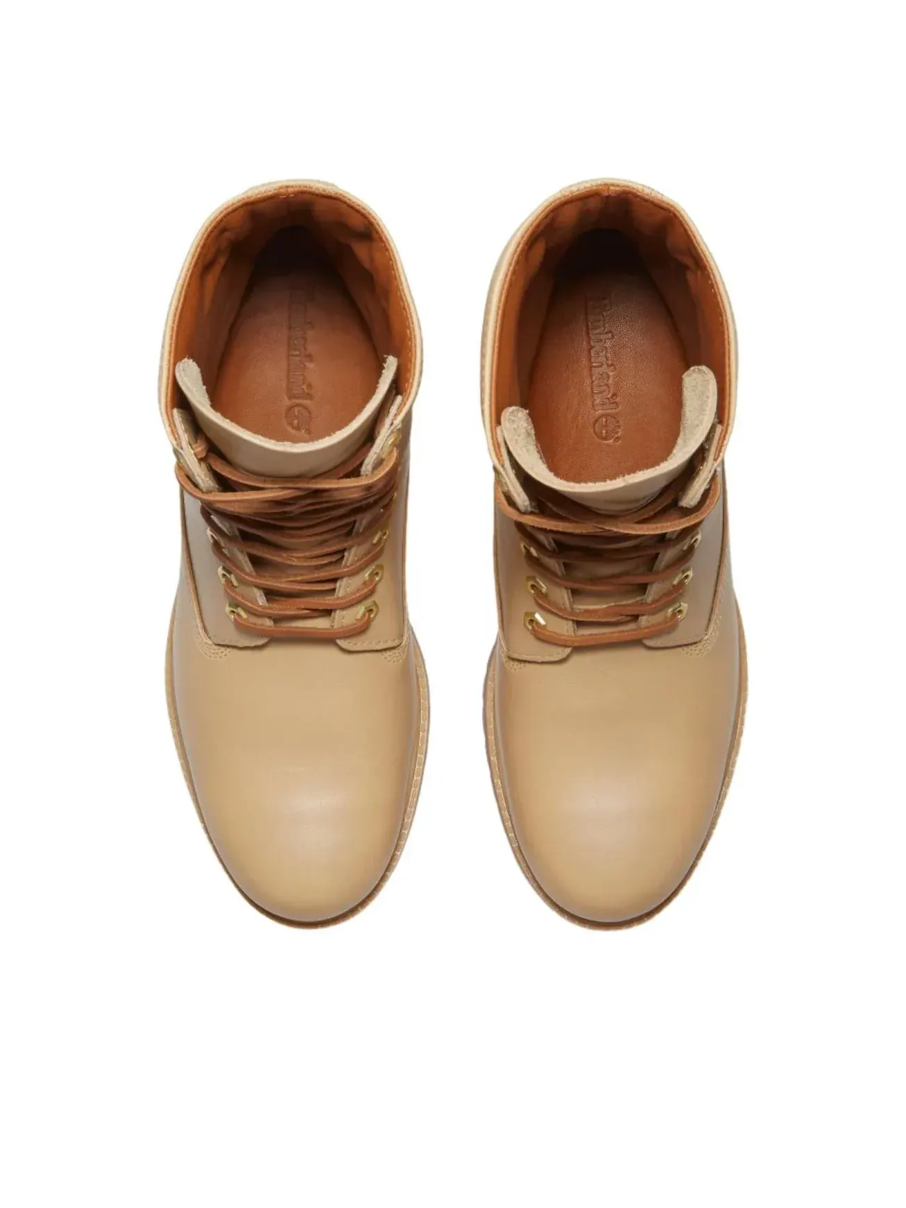 Ботинки Timberland Premium 8-Inch, водонепроницаемые — изображение 2 из 5, бежевый