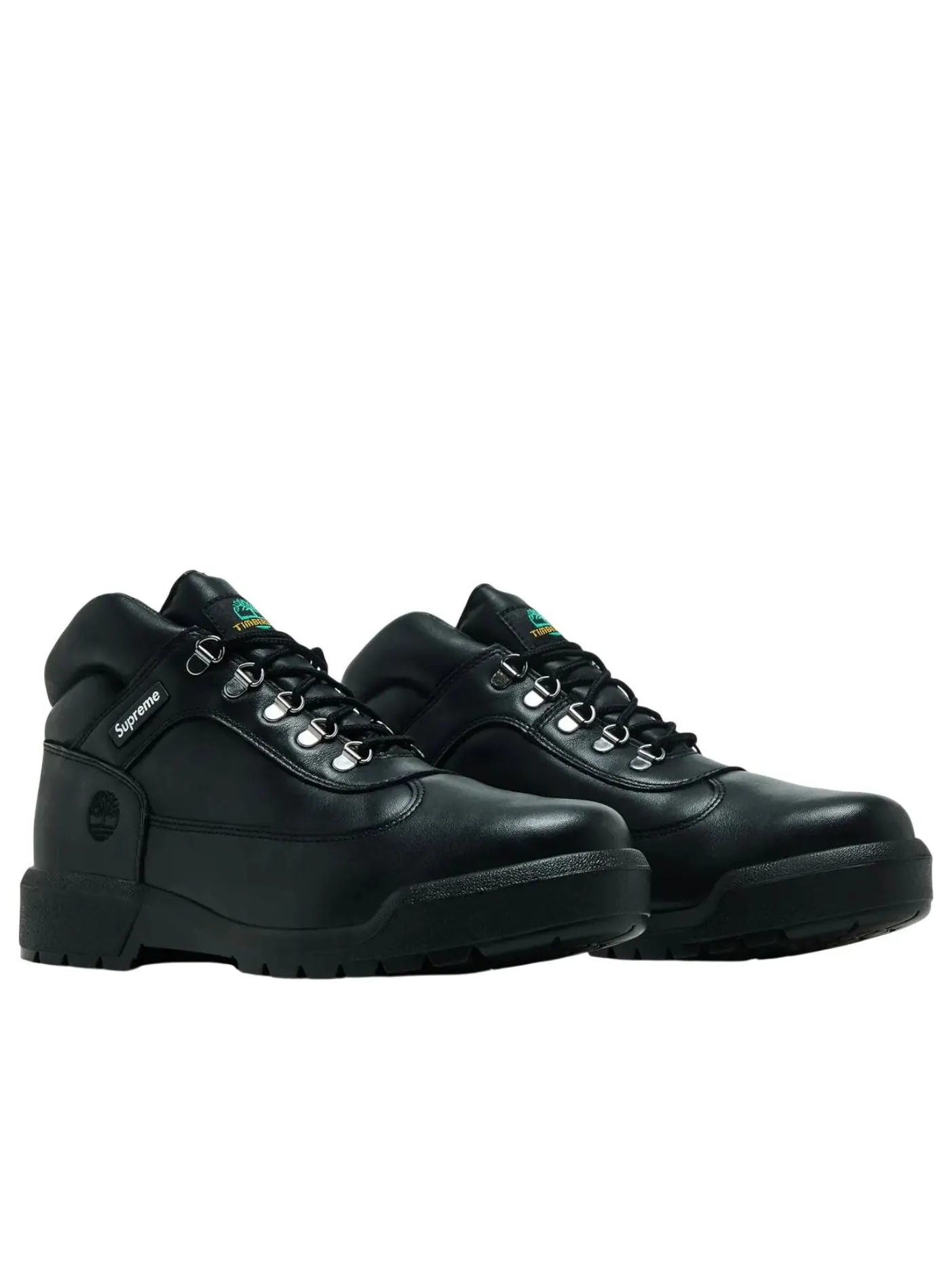 Ботинки Timberland x Supreme Field Boot Mid 'Black', кожаные — изображение 5 из 5, черный