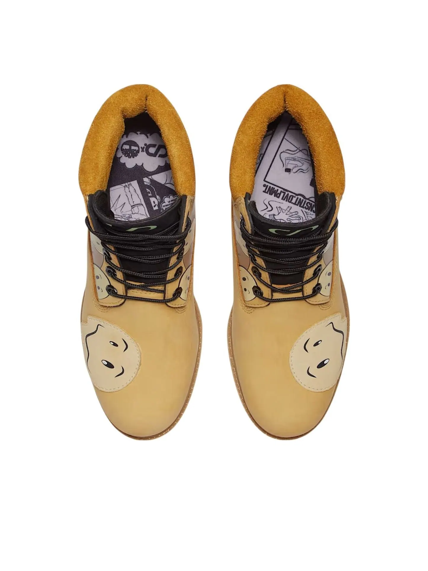 Ботинки Timberland x CNSTNT DVLPMNT 6 Inch Premium Waterproof Boot 'Melted Smileys' — изображение 3 из 6, желтый