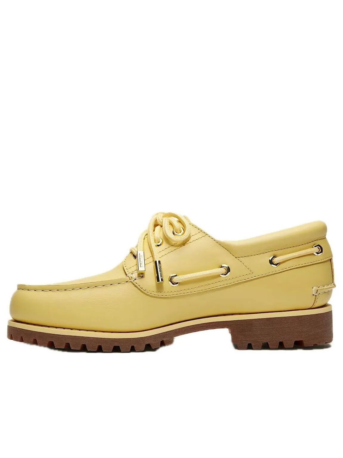 Классические лодочные туфли Timberland с тремя люверсами 'Jacquemus La Bateau' — изображение 1 из 5, желтый