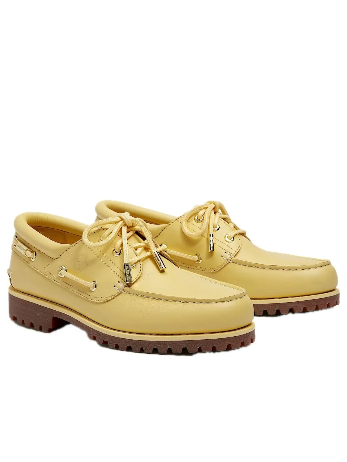 Классические лодочные туфли Timberland с тремя люверсами 'Jacquemus La Bateau' — изображение 2 из 5, желтый