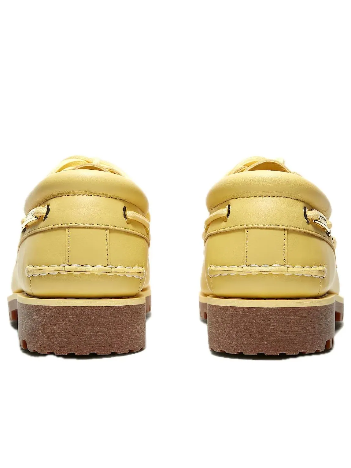 Классические лодочные туфли Timberland с тремя люверсами 'Jacquemus La Bateau' — изображение 3 из 5, желтый