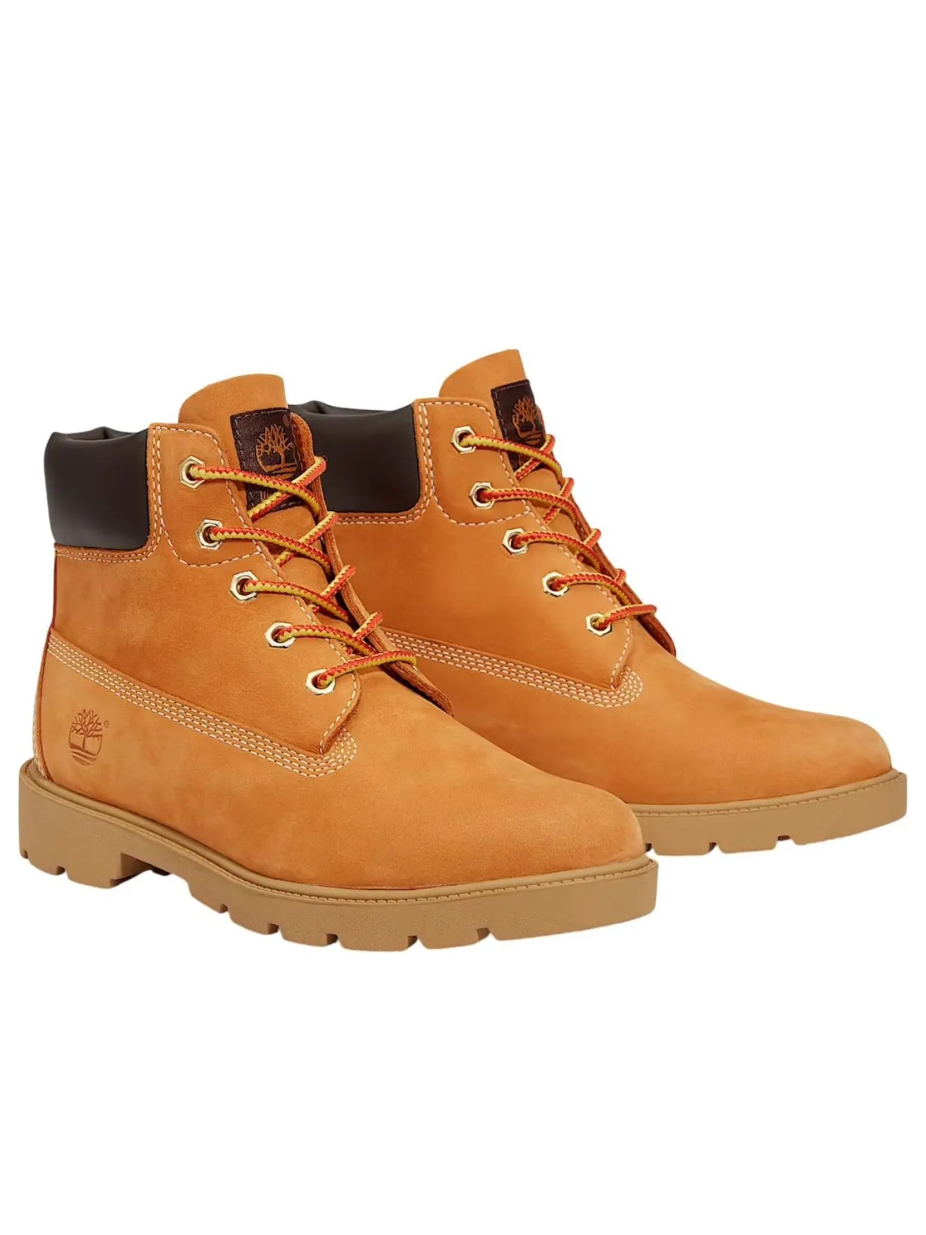 (GS) Водонепроницаемые классические ботинки Timberland 6 дюймов, подкладка из пшеничной сетки — изображение 3 из 6