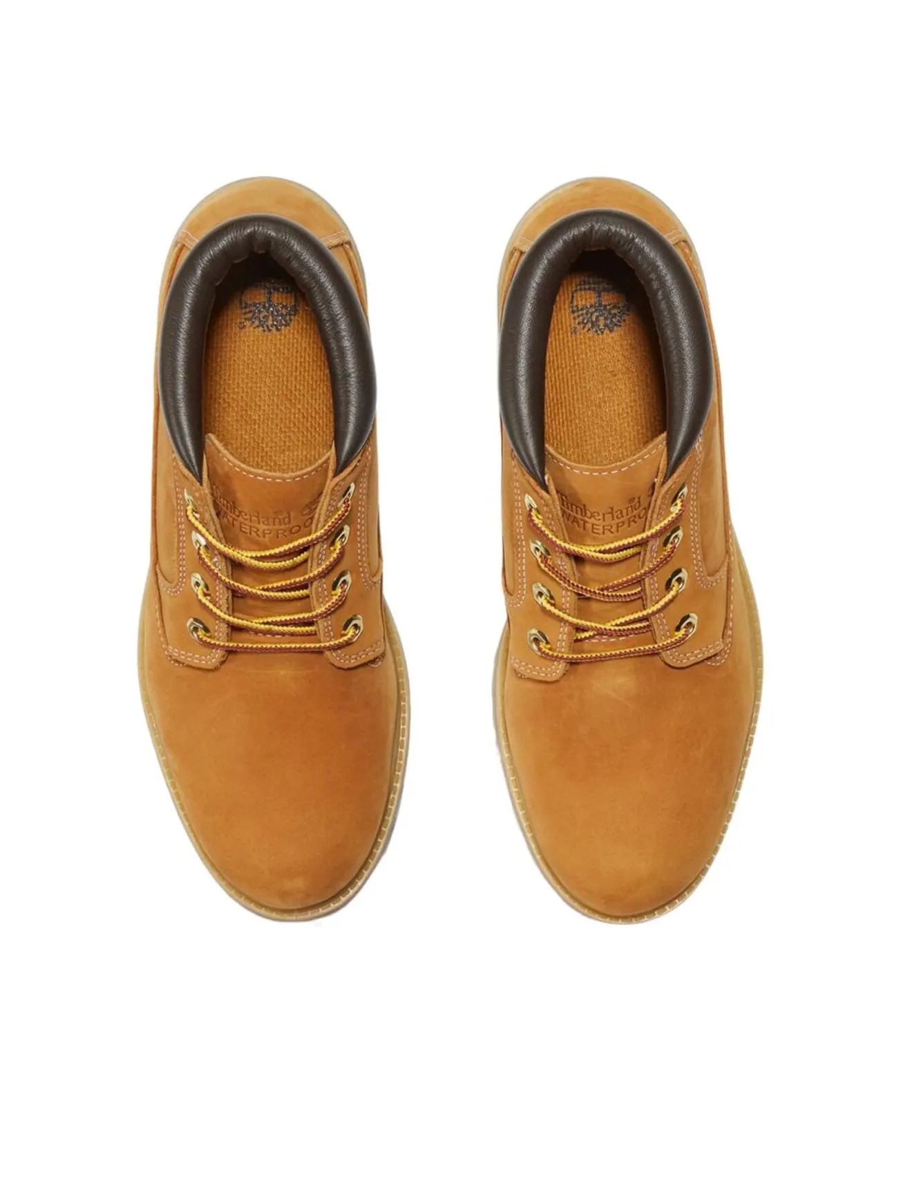 Ботинки-чукка Timberland Premium водонепроницаемые, нубук — изображение 3 из 5, пшеница