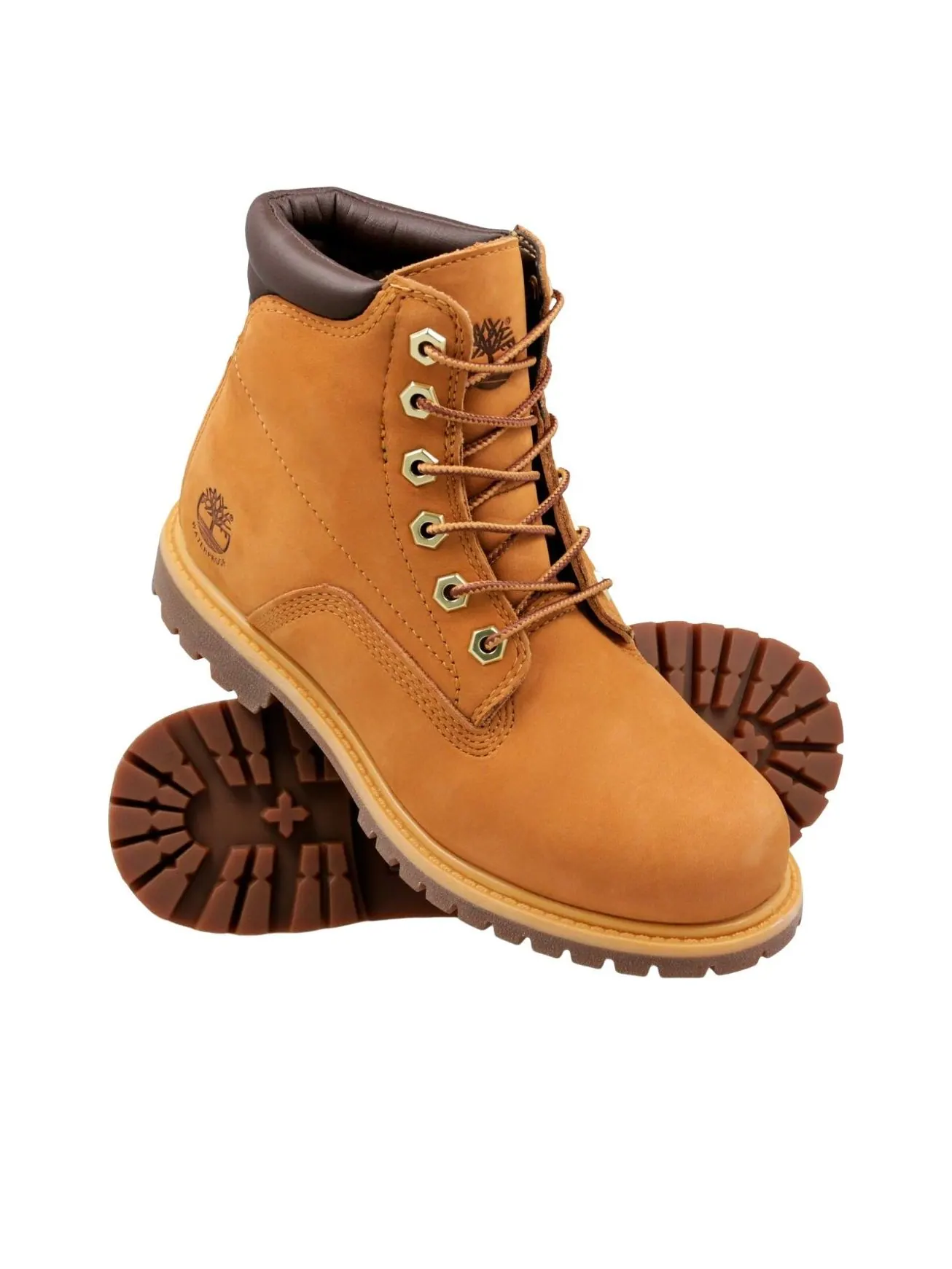Ботинки женские Timberland Premium 6-Inch водонепроницаемые — изображение 3 из 5, желтый
