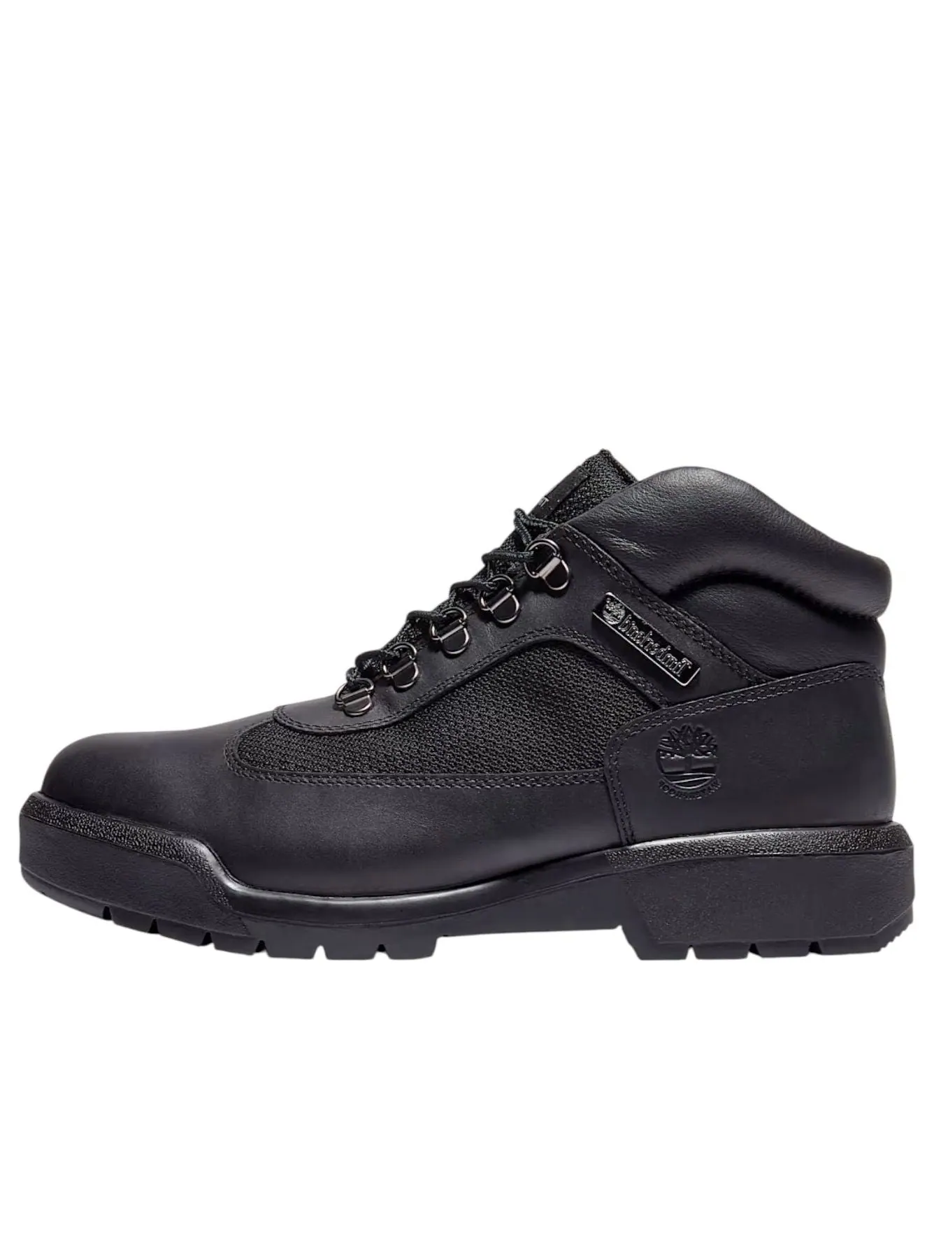 Кроссовки Timberland Field Boot Mid Waterproof 'Black' — изображение 1 из 6, черный