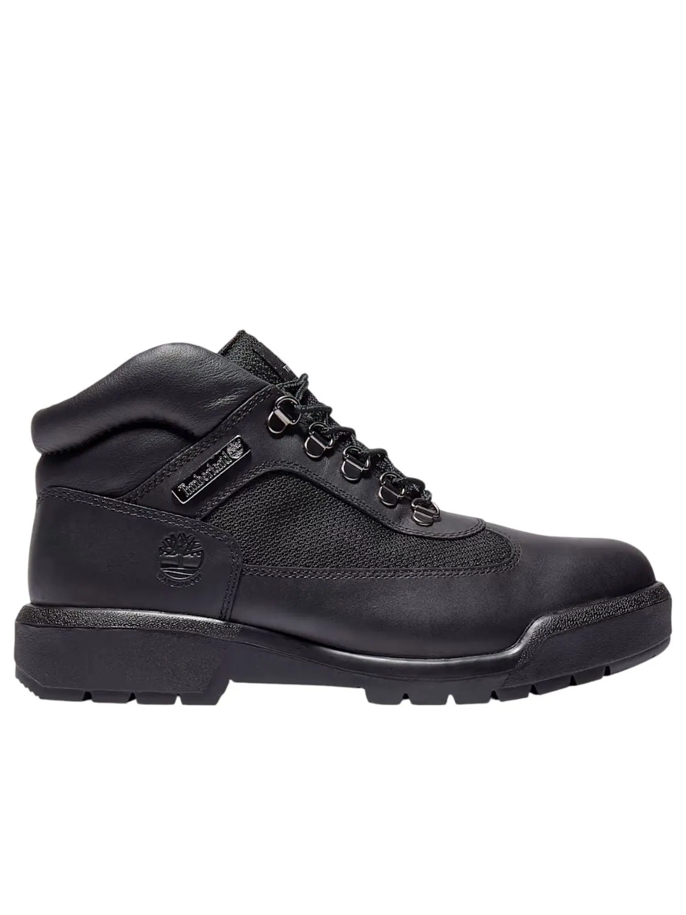 Кроссовки Timberland Field Boot Mid Waterproof 'Black' — изображение 2 из 6, черный