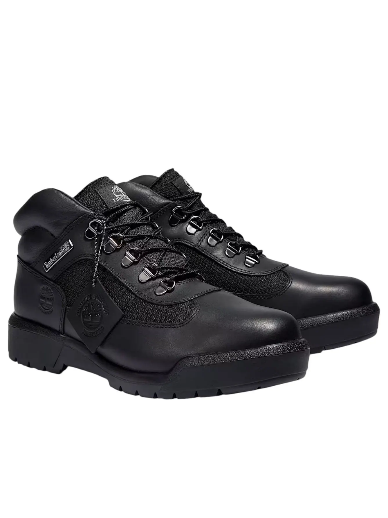 Кроссовки Timberland Field Boot Mid Waterproof 'Black' — изображение 4 из 6, черный