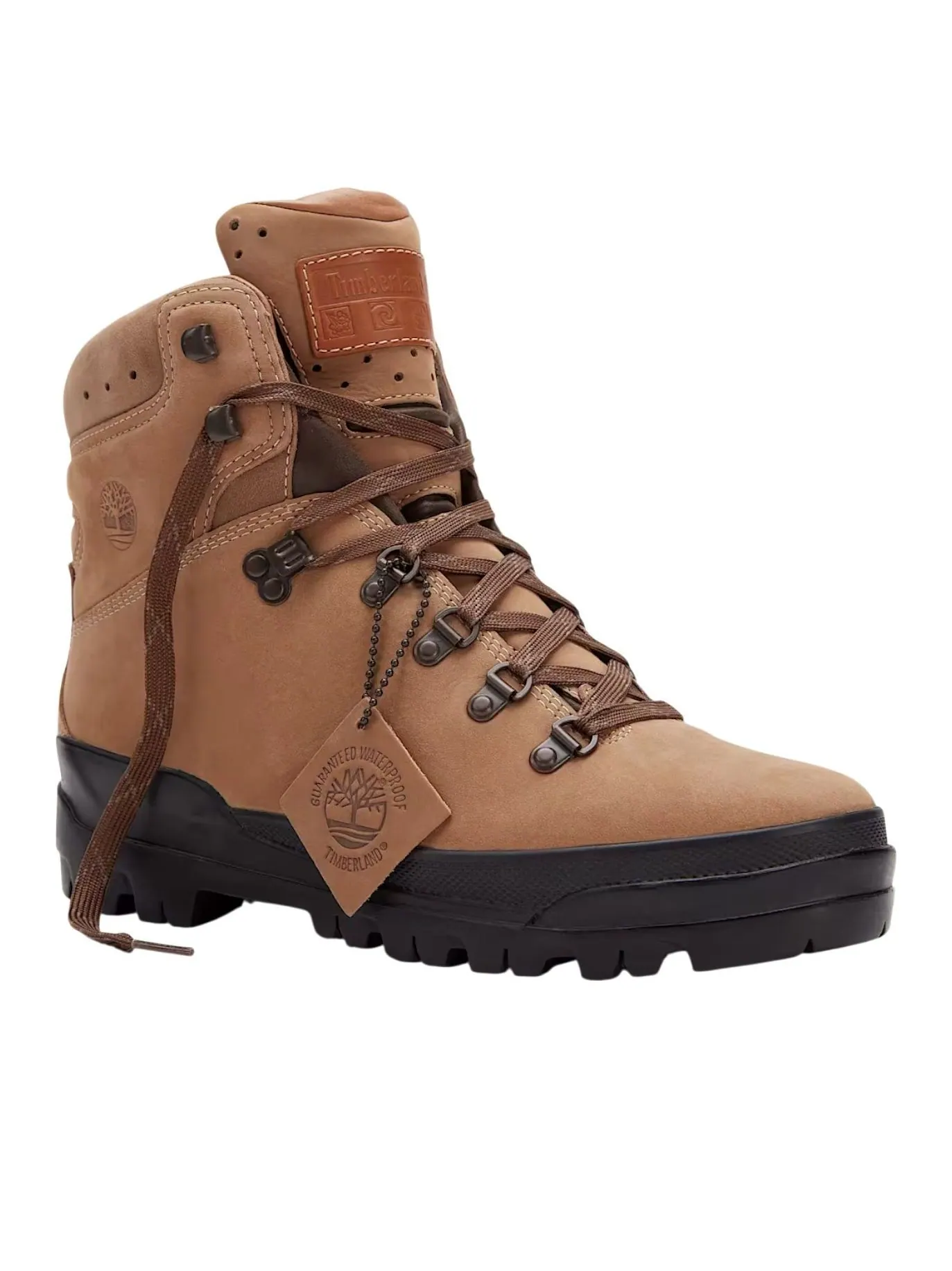 Водонепроницаемые ботинки Timberland World Hiker Mid на шнуровке — изображение 6 из 7, бежевый/черный
