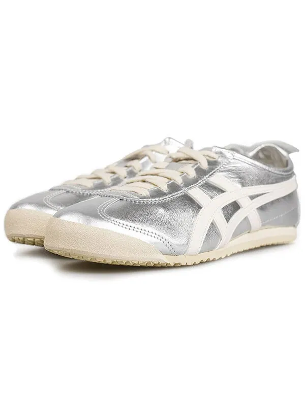 Кроссовки Onitsuka Tiger Mexico 66 'Silver' — изображение 3 из 4, серебряный