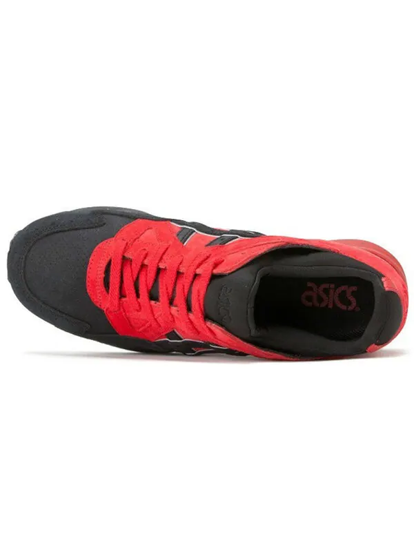 Кроссовки gel lyte 5 минималистичные уютные ретро повседневные красные Asics — изображение 2 из 4, красный/черный