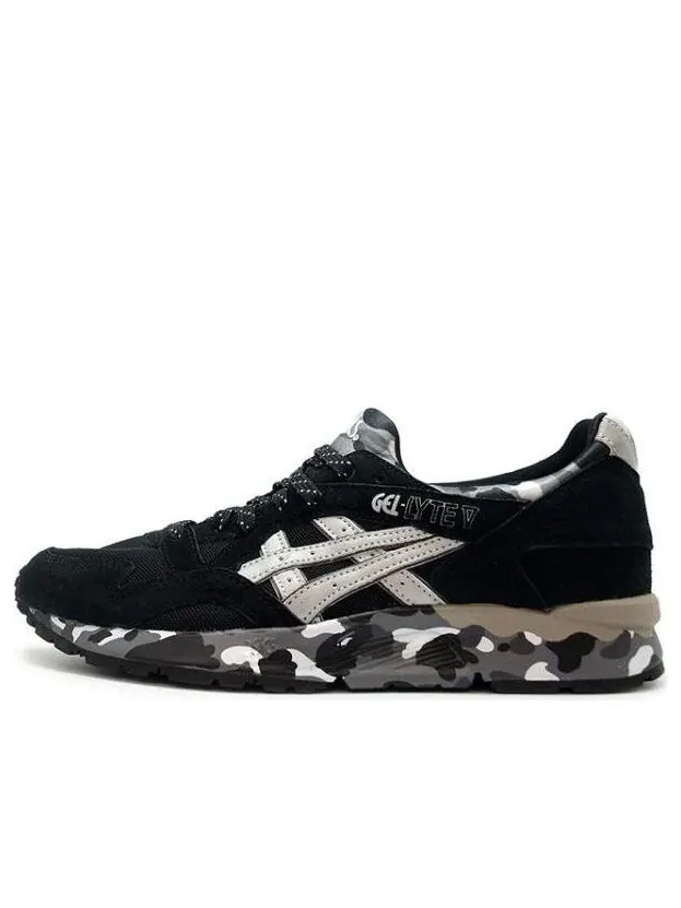 Кроссовки ASICS x A Bathing Ape Gel-Lyte 5 'Black White' — изображение 1 из 1, черный