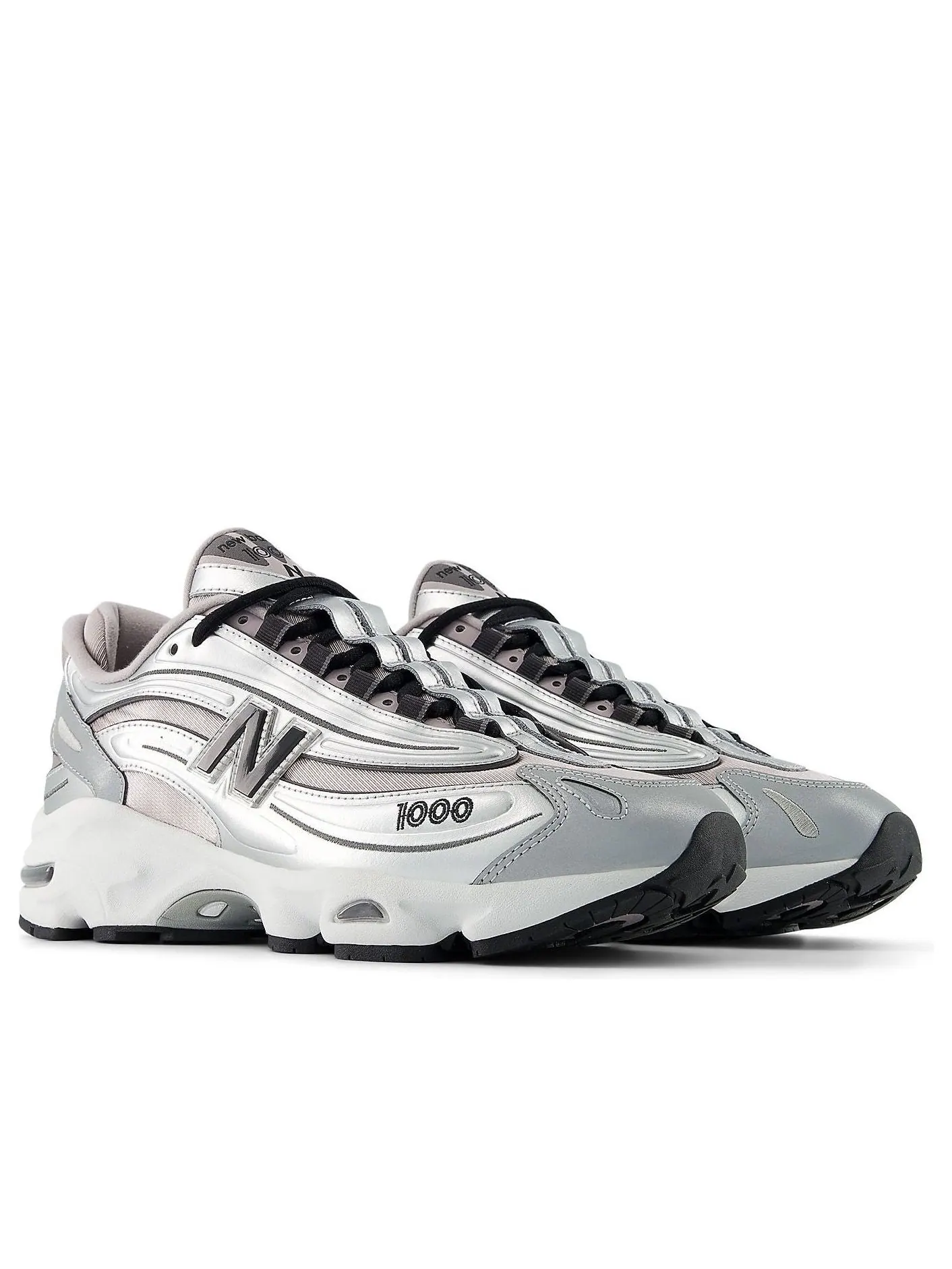 Кроссовки New Balance 1000 'Silver Metallic Truffle Salt' — изображение 4 из 6, серебристый металлик
