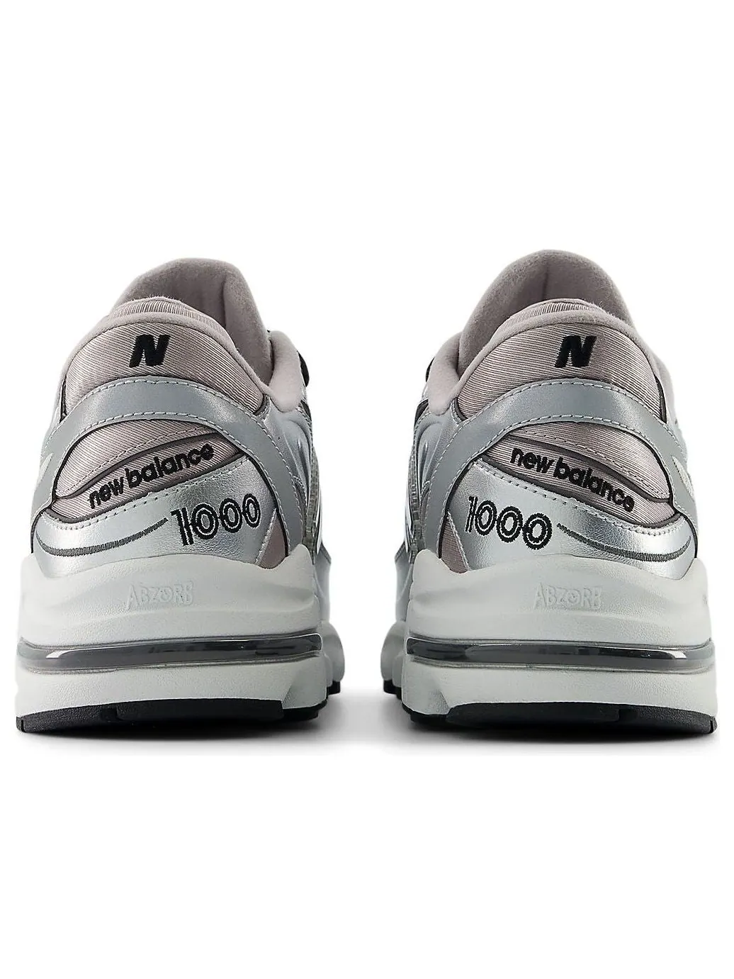 Кроссовки New Balance 1000 'Silver Metallic Truffle Salt' — изображение 6 из 6, серебристый металлик