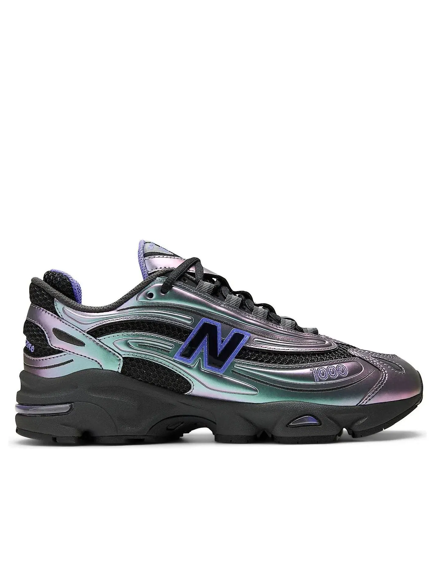 Кроссовки New Balance 1000 'Faded Black Electric Indigo' U10004WR — изображение 2 из 6, черный