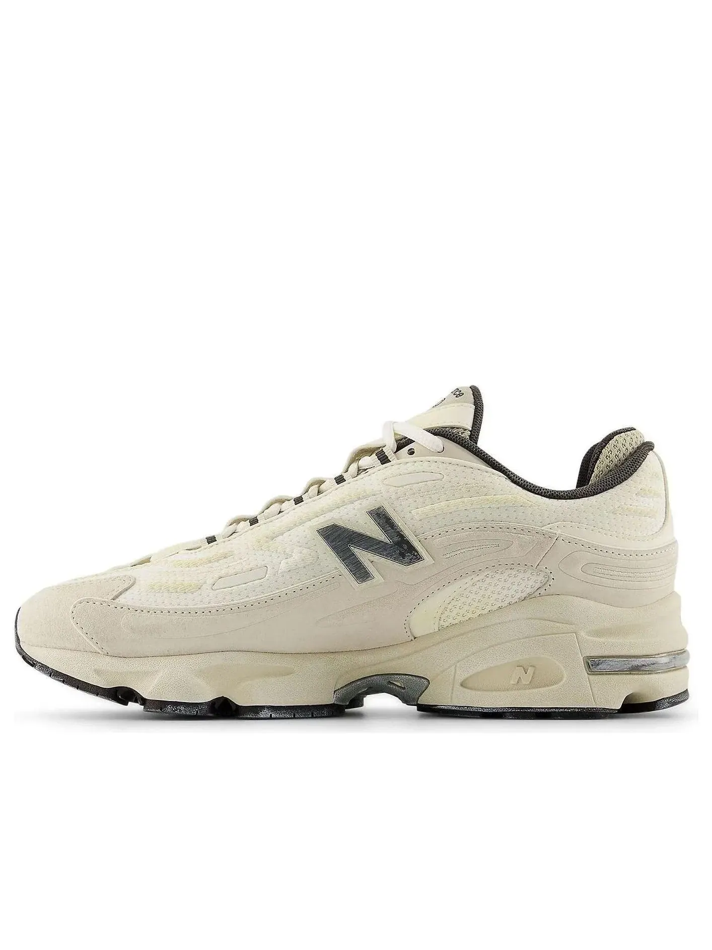 Мужские кроссовки с шнуровкой New Balance 1000 Sea Salt Wolf Grey — изображение 1 из 5, бежевый