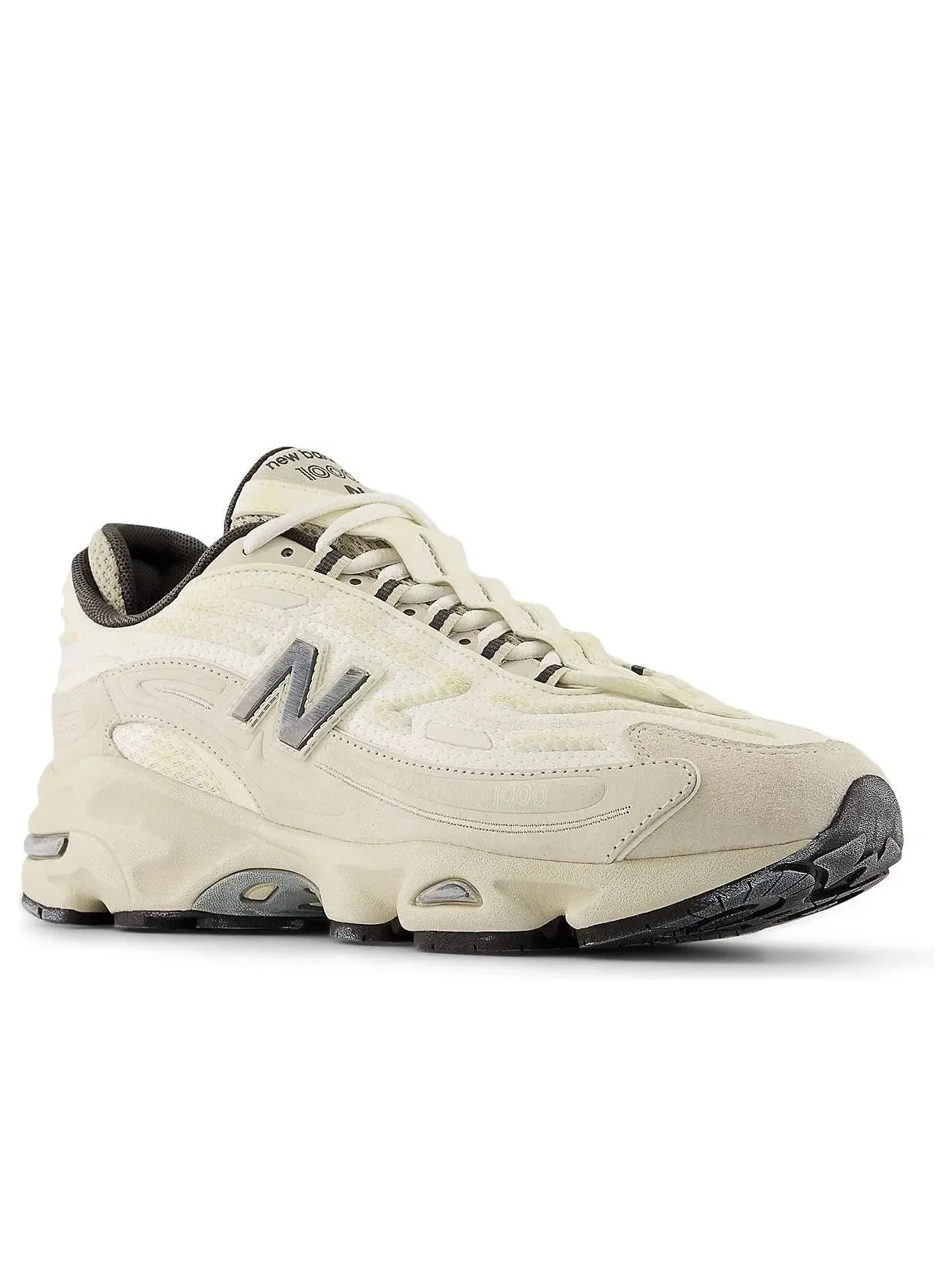 Мужские кроссовки с шнуровкой New Balance 1000 Sea Salt Wolf Grey — изображение 4 из 5, бежевый