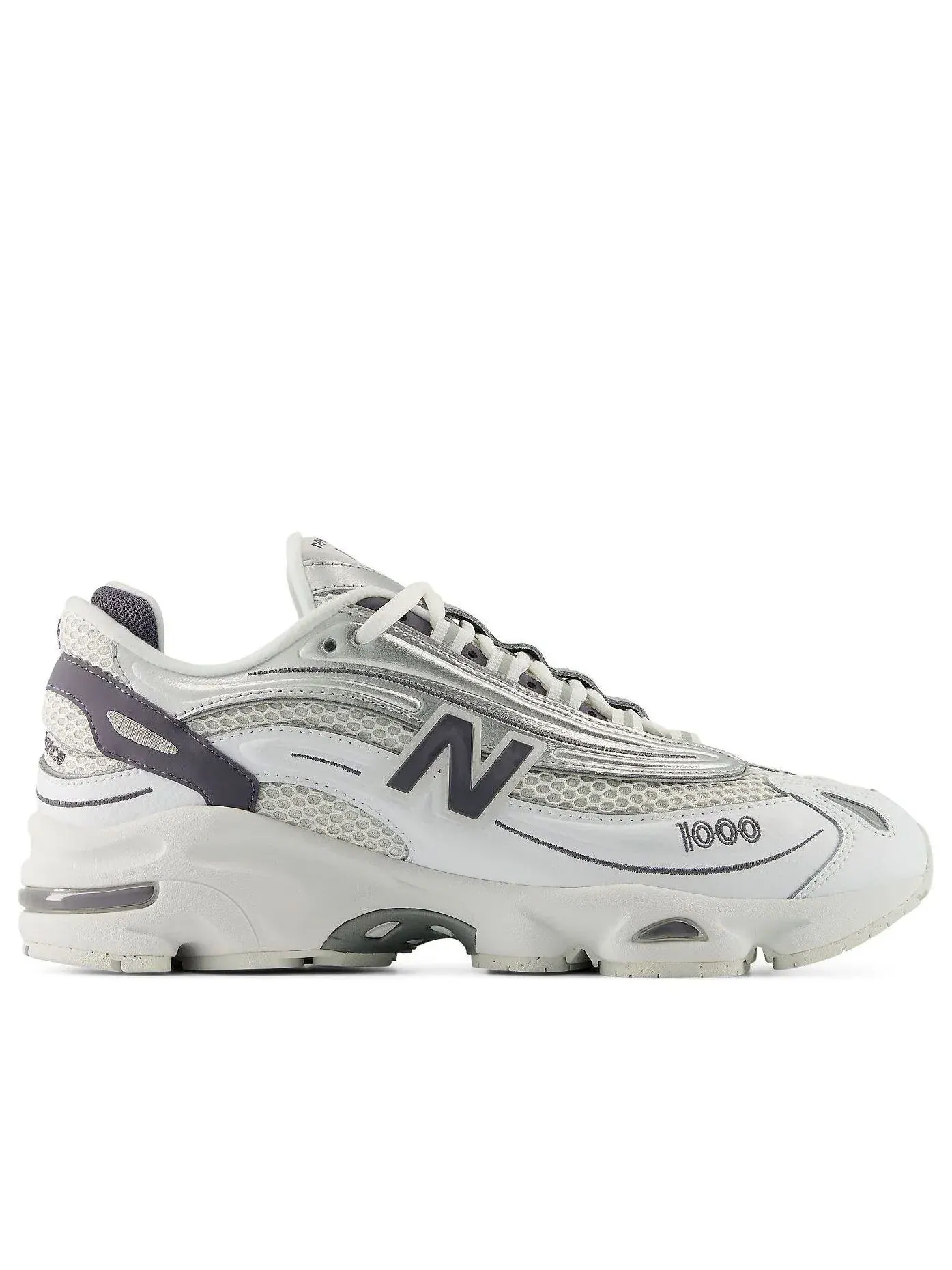 Кроссовки New Balance 1000 'White Grey Silver' U10008R2 — изображение 2 из 4, белый