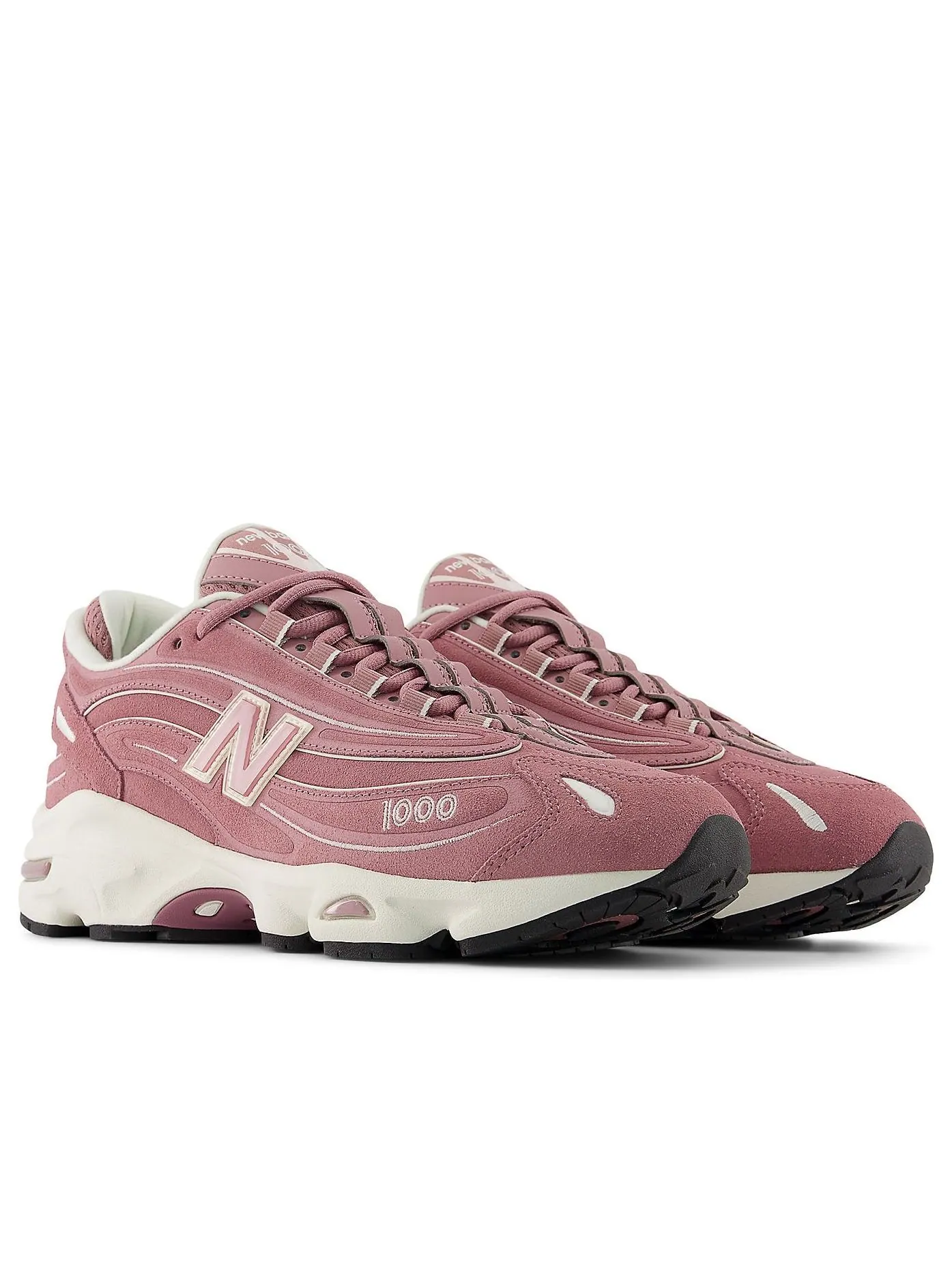 Кроссовки New Balance 1000 'Rosewood' — изображение 4 из 6, белый/черный