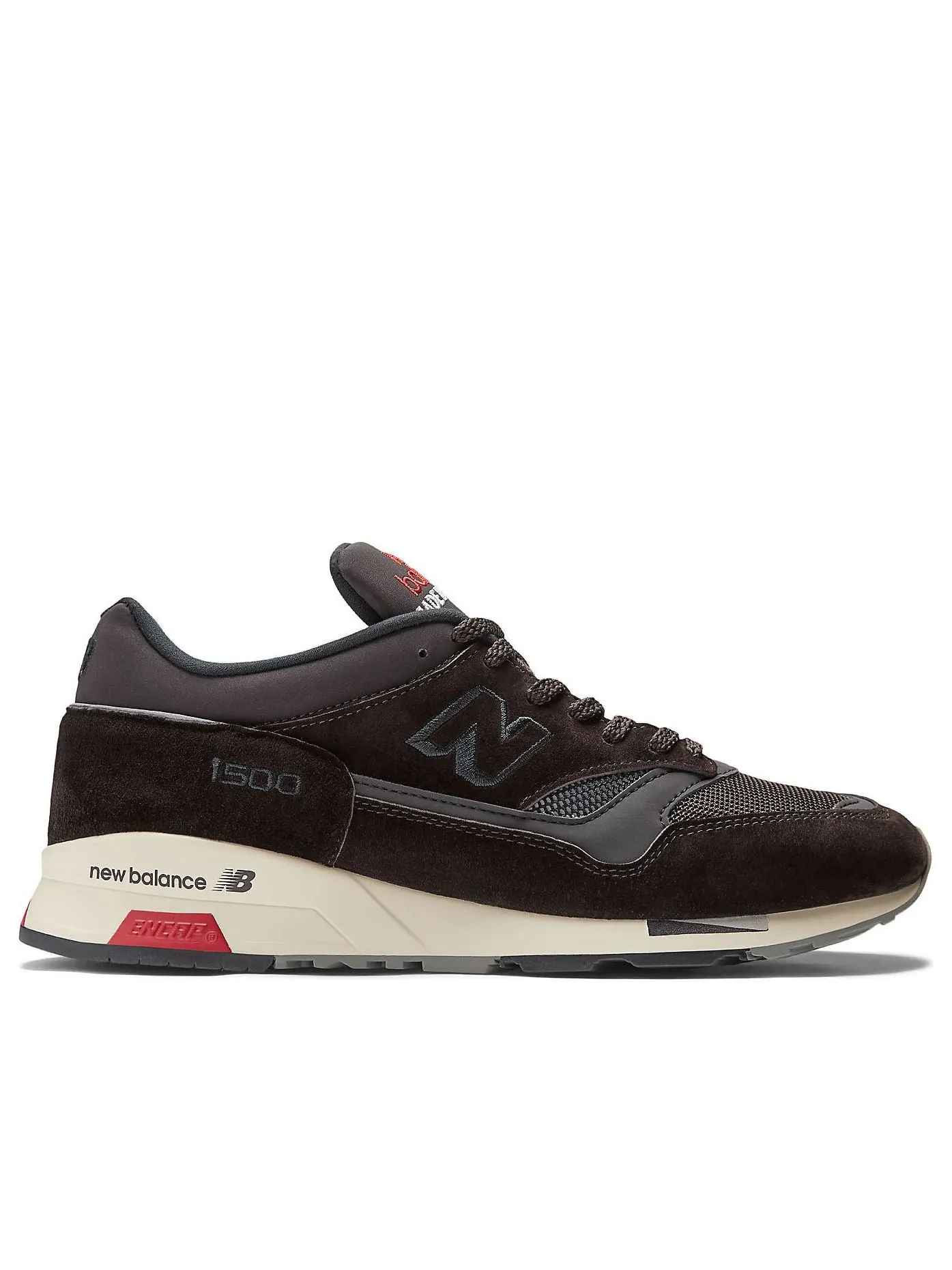 Кроссовки New Balance 1500 Made In UK 'Brown' — изображение 2 из 6, черный/красный/белый