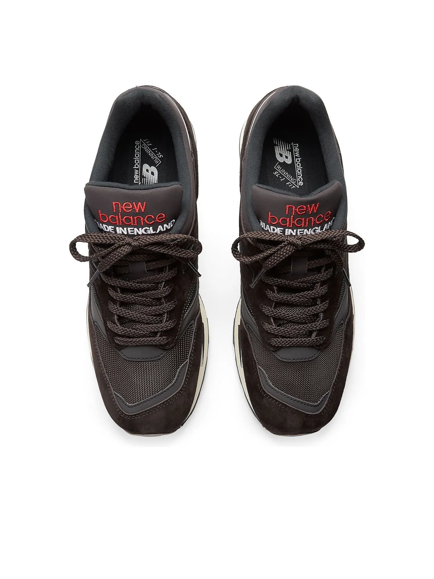 Кроссовки New Balance 1500 Made In UK 'Brown' — изображение 3 из 6, черный/красный/белый