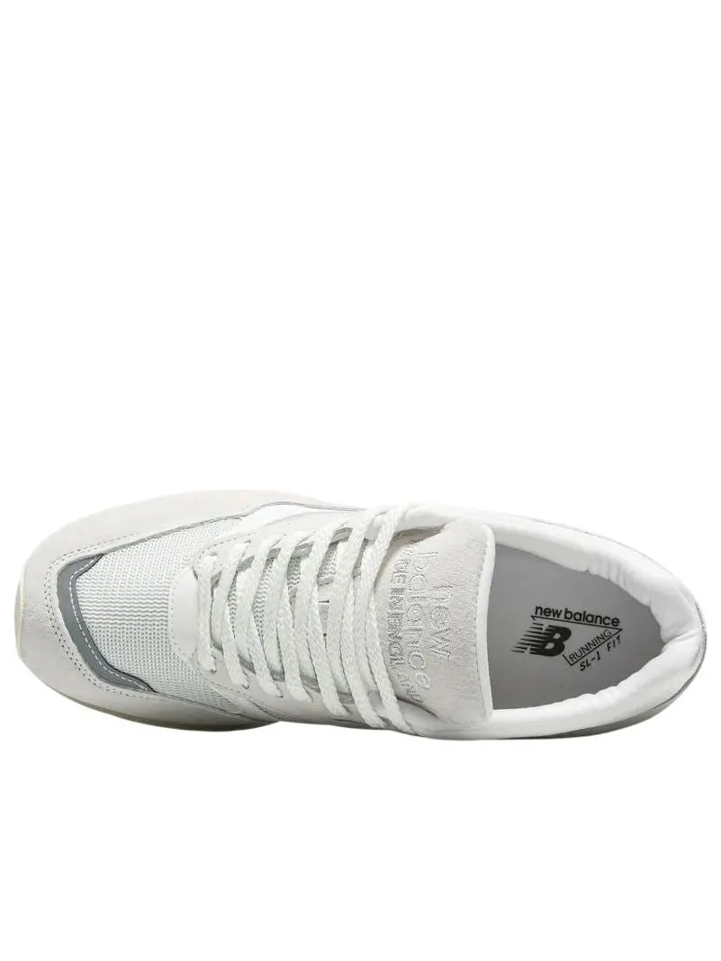 Кроссовки New Balance 1500 Made in UK 'Wind Chime White Silver' — изображение 4 из 5, бежевый