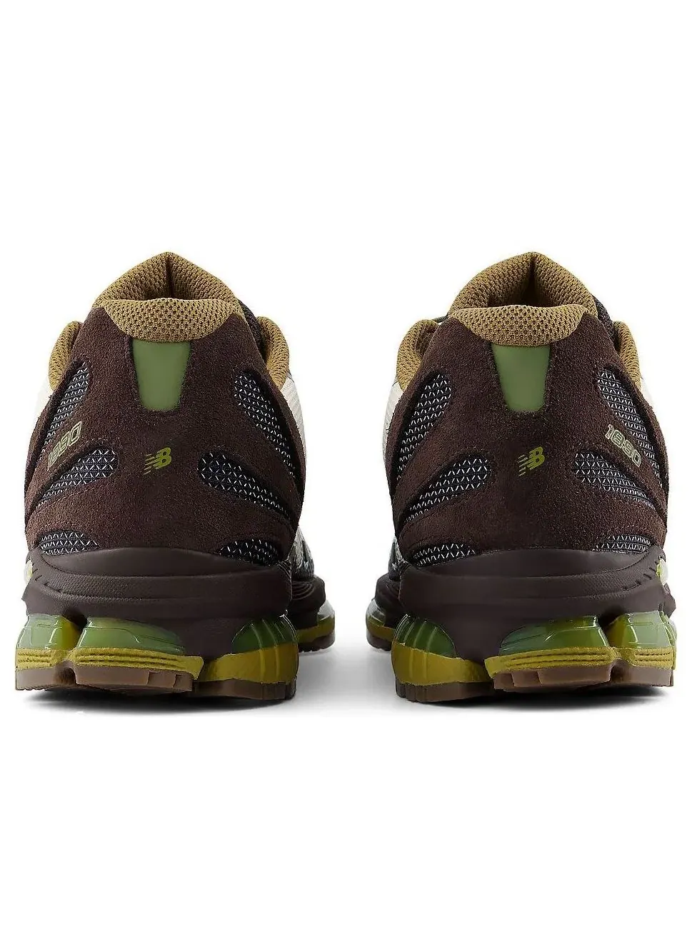 Мужские кроссовки с закрытой шнуровкой New Balance 1890 Linen Dark Brown — изображение 6 из 6, белый